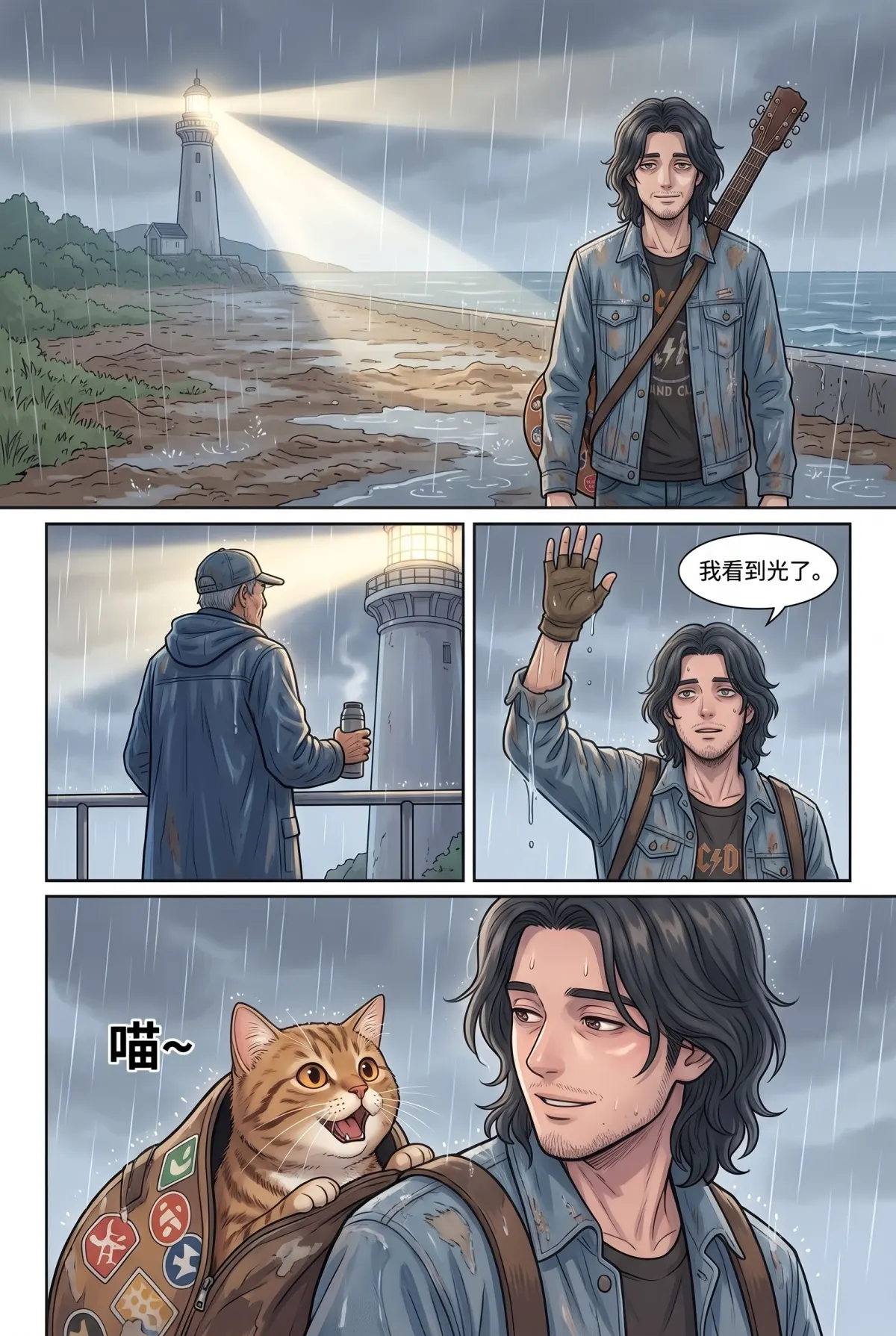 《太平洋公路：破吉他與信號槍的午後》 第 9 集　《太平洋公路：破吉他與信號槍的午後》 - 第九章：雨後的花籽彈 第 11 頁