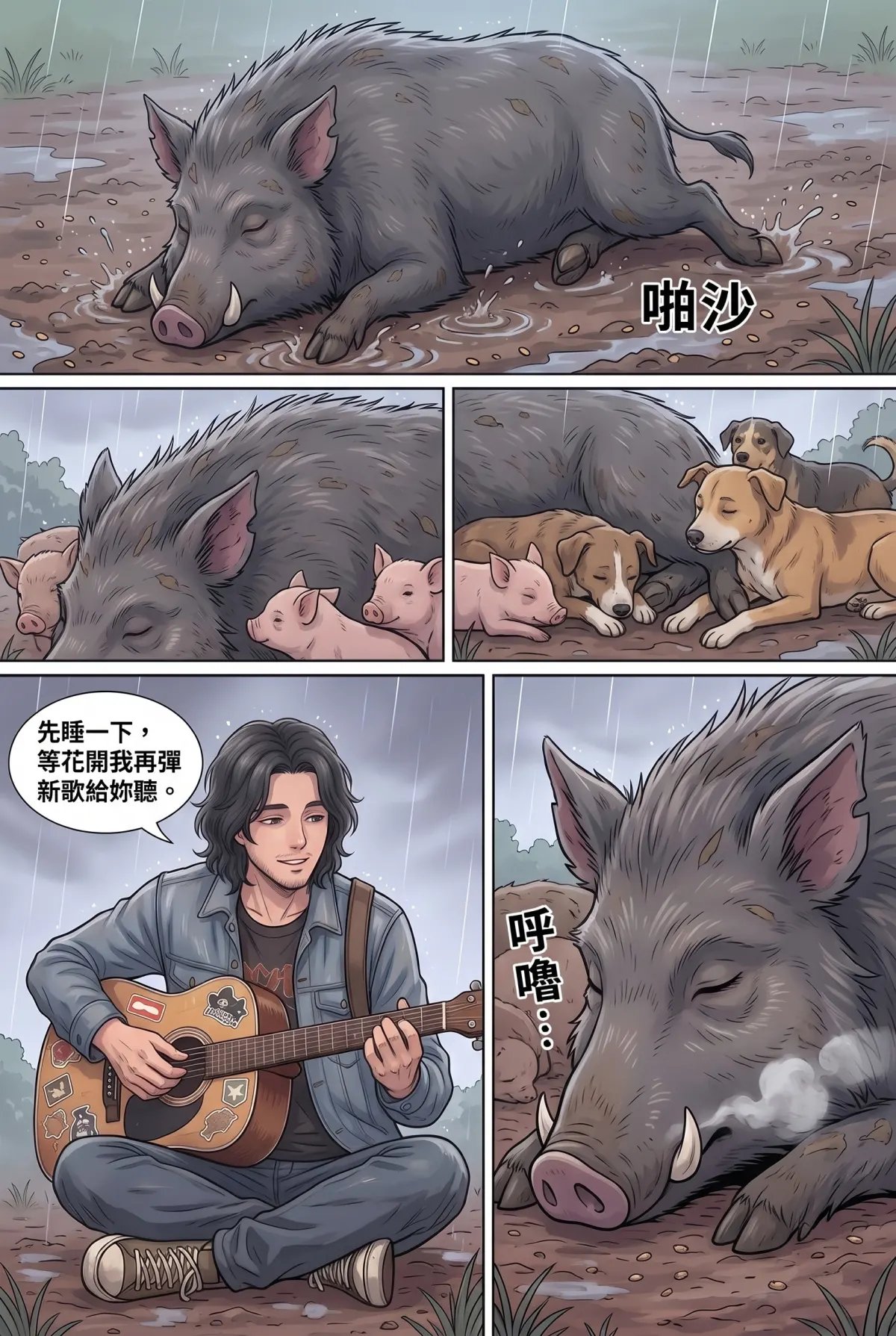 《太平洋公路：破吉他與信號槍的午後》 第 9 集　《太平洋公路：破吉他與信號槍的午後》 - 第九章：雨後的花籽彈 第 16 頁