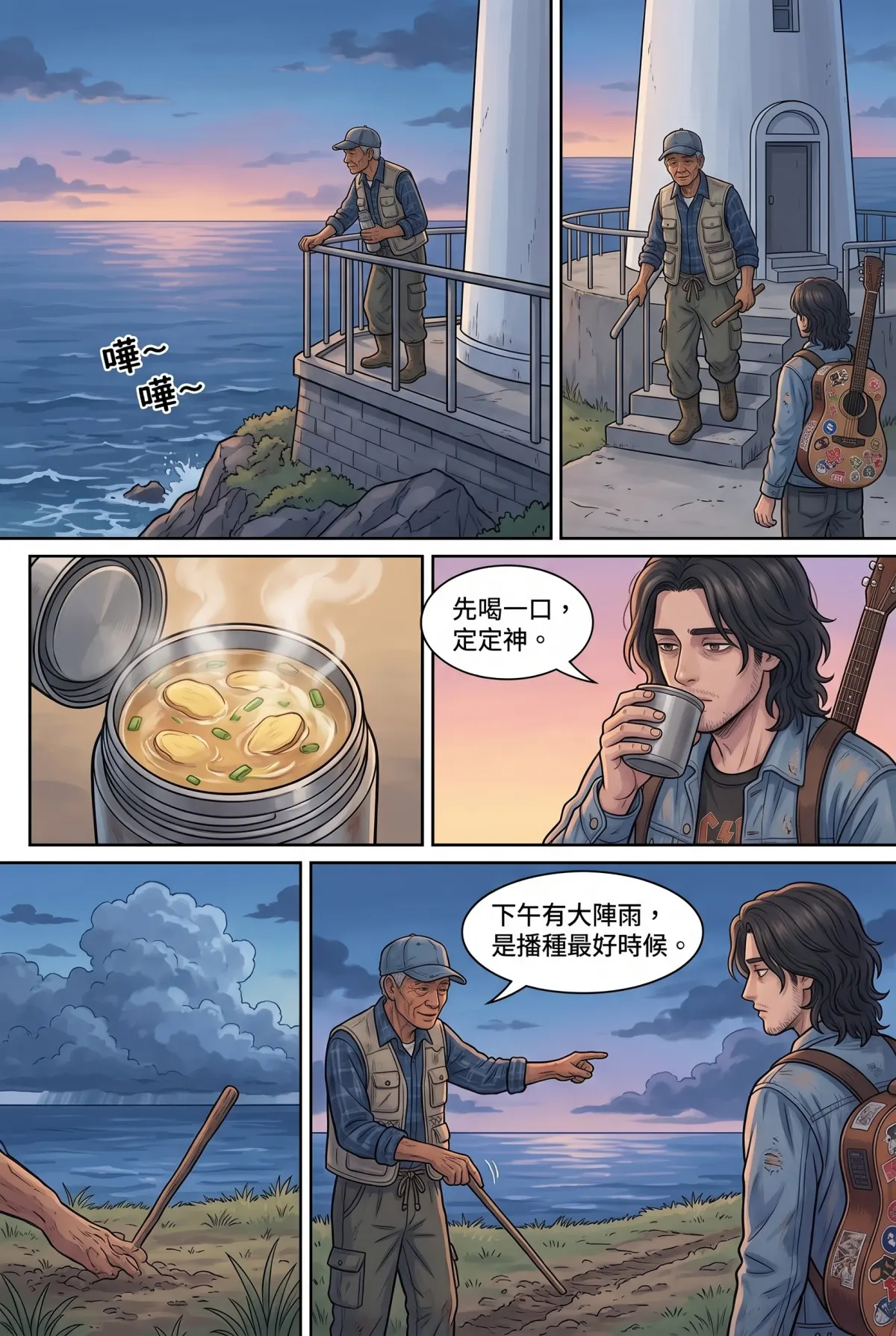 《太平洋公路：破吉他與信號槍的午後》 第 9 集　《太平洋公路：破吉他與信號槍的午後》 - 第九章：雨後的花籽彈 第 6 頁