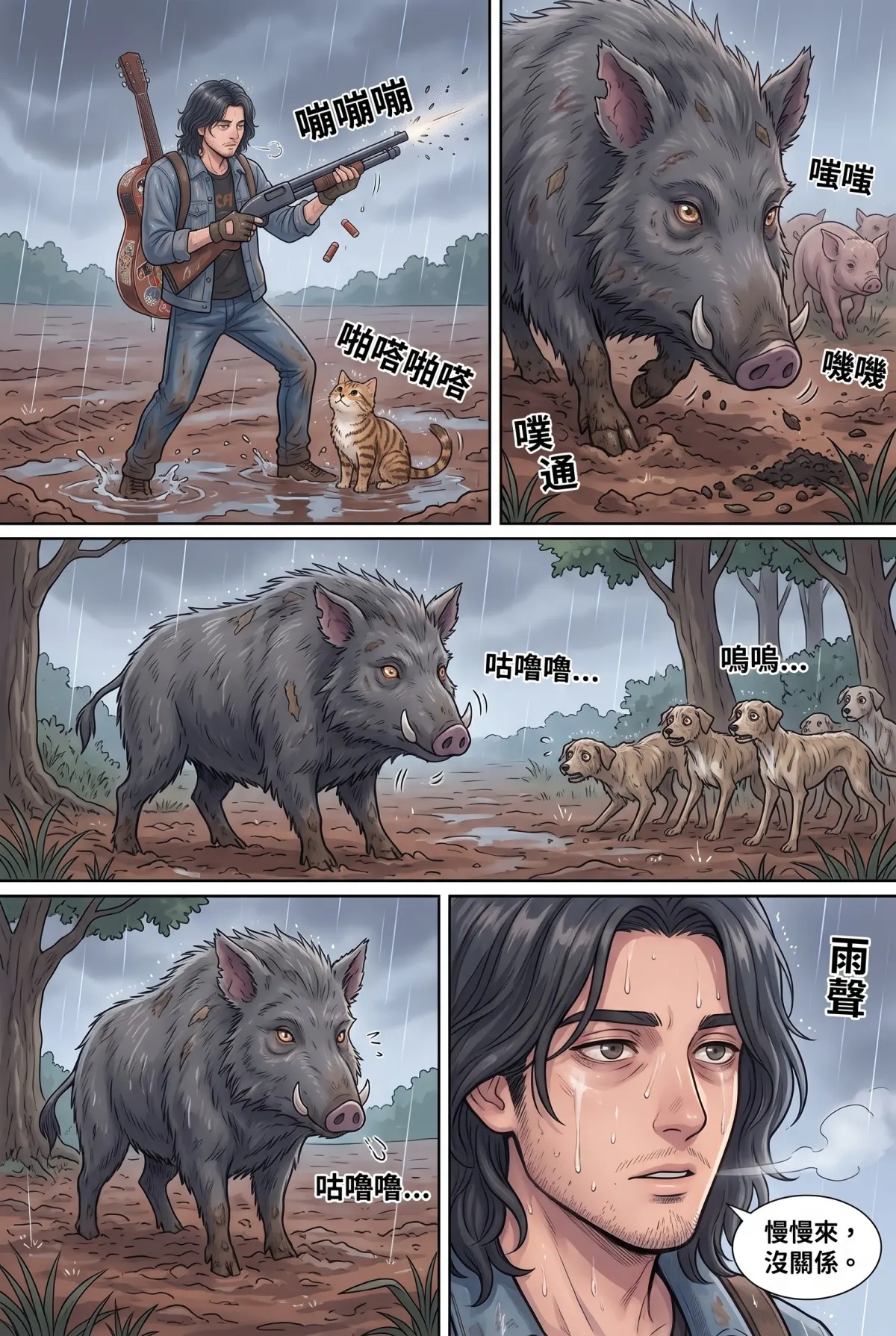 《太平洋公路：破吉他與信號槍的午後》 第 9 集　《太平洋公路：破吉他與信號槍的午後》 - 第九章：雨後的花籽彈 第 13 頁