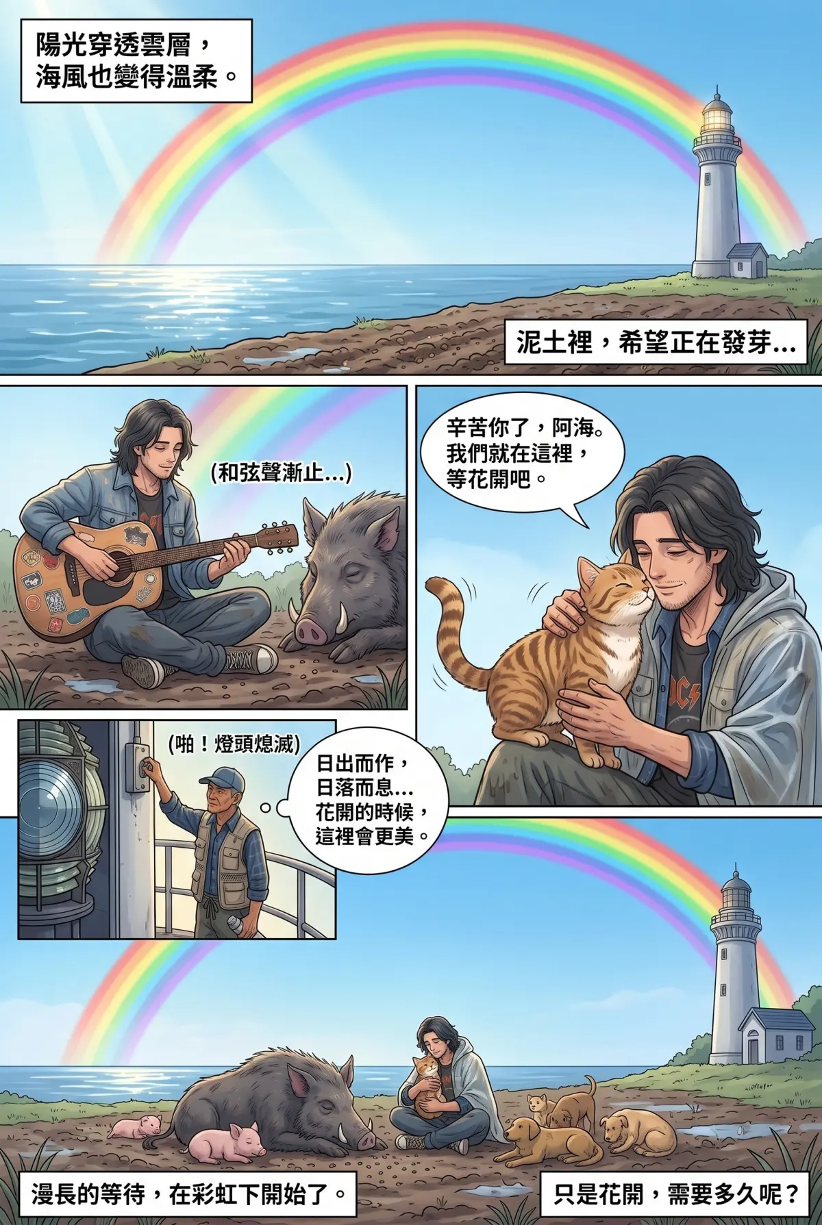 《太平洋公路：破吉他與信號槍的午後》 第 9 集　《太平洋公路：破吉他與信號槍的午後》 - 第九章：雨後的花籽彈 第 18 頁