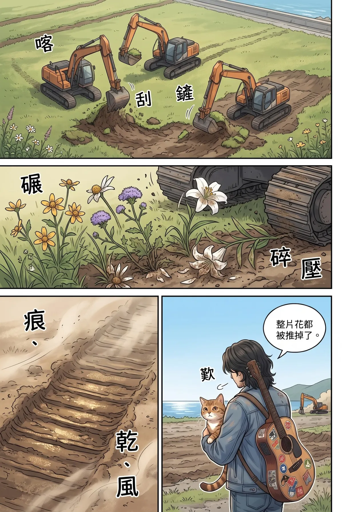 《太平洋公路：破吉他與信號槍的午後》 第 9 集　《太平洋公路：破吉他與信號槍的午後》 - 第九章：雨後的花籽彈 第 3 頁