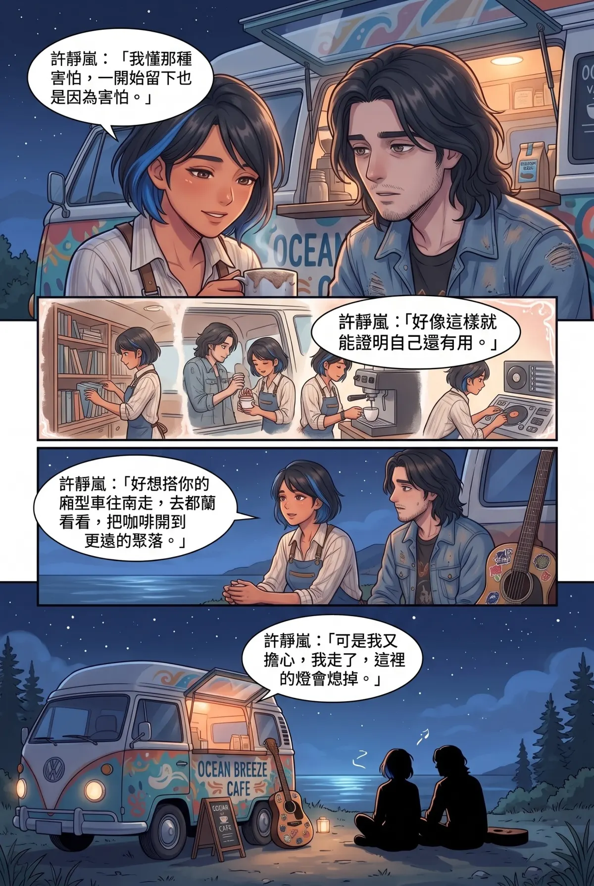 《太平洋公路：破吉他與信號槍的午後》 第 10 集　《太平洋公路：破吉他與信號槍的午後》 - 第十章：行動咖啡車的深夜廣播 第 13 頁