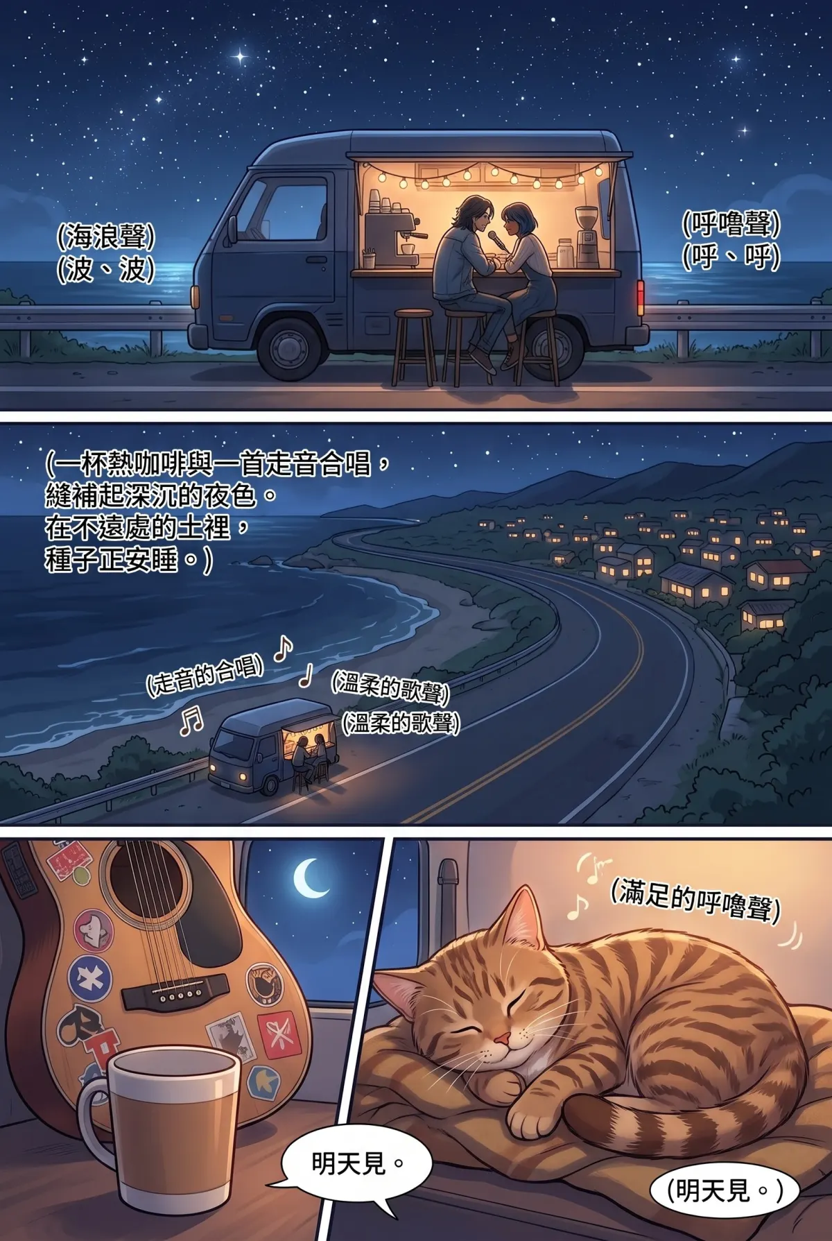 《太平洋公路：破吉他與信號槍的午後》 第 10 集　《太平洋公路：破吉他與信號槍的午後》 - 第十章：行動咖啡車的深夜廣播 第 17 頁