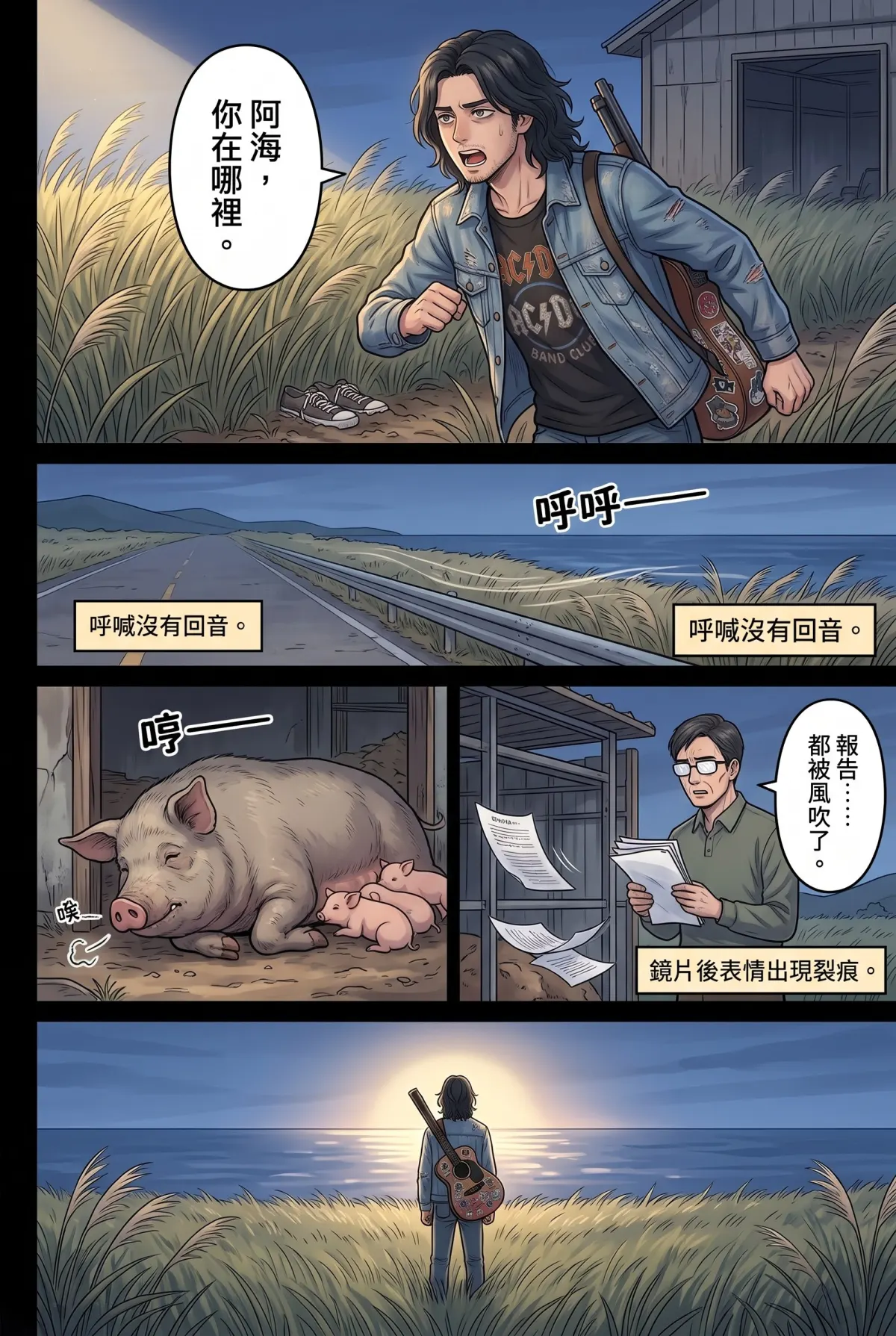 《太平洋公路：破吉他與信號槍的午後》 第 12 集　《太平洋公路：破吉他與信號槍的午後》 - 第十二章：走散在太平洋的風裡 第 10 頁