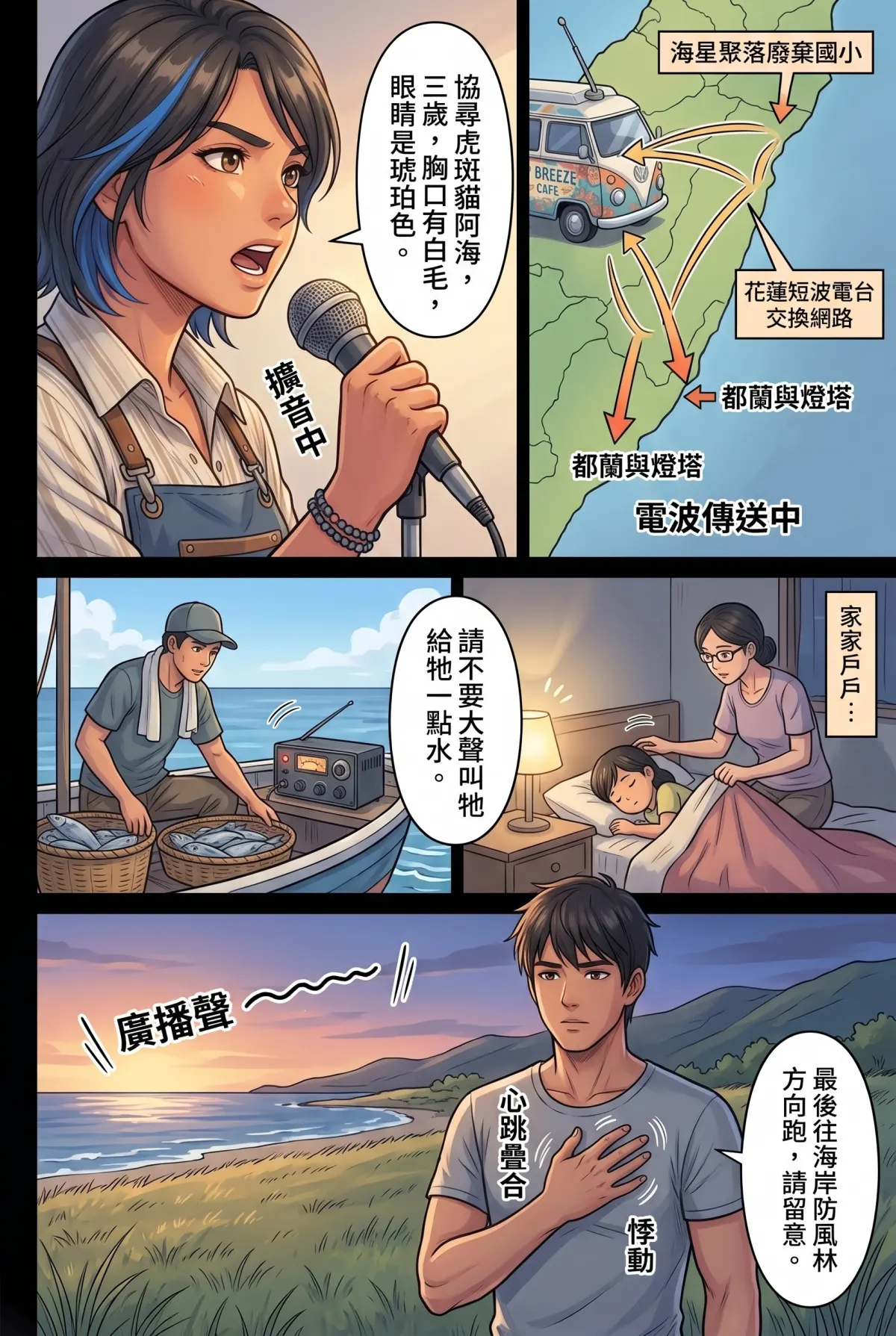 《太平洋公路：破吉他與信號槍的午後》 第 12 集　《太平洋公路：破吉他與信號槍的午後》 - 第十二章：走散在太平洋的風裡 第 12 頁