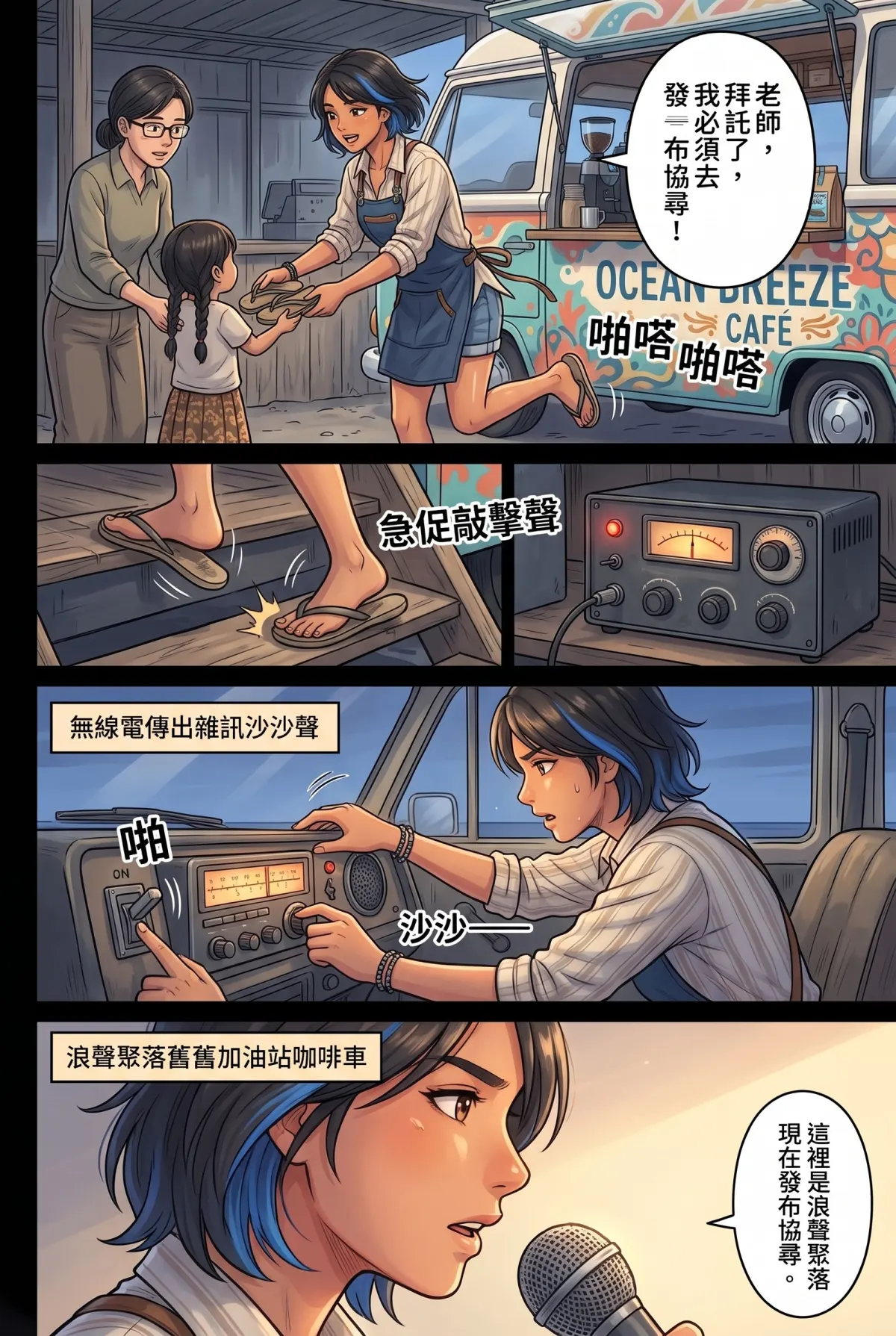 《太平洋公路：破吉他與信號槍的午後》 第 12 集　《太平洋公路：破吉他與信號槍的午後》 - 第十二章：走散在太平洋的風裡 第 11 頁