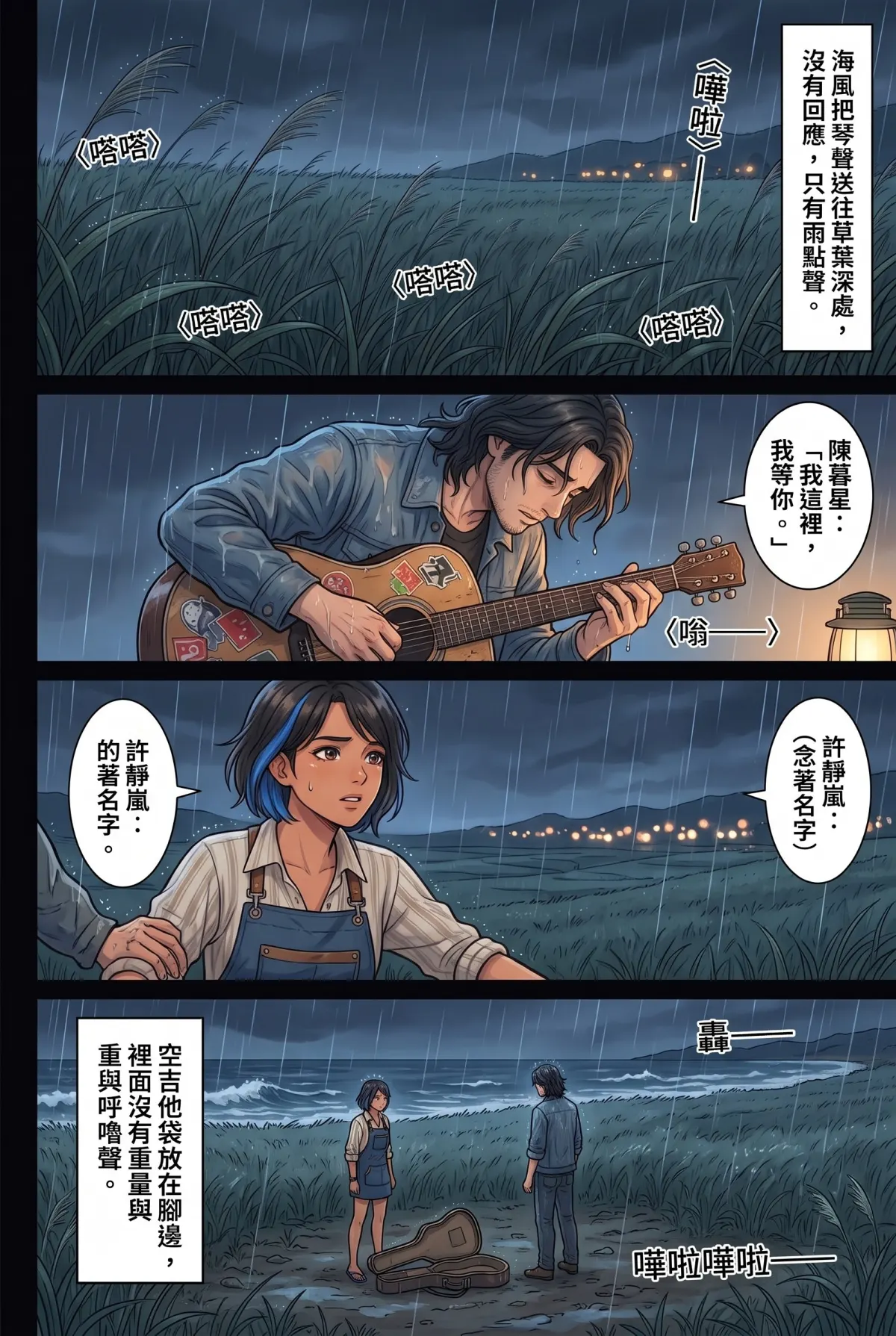《太平洋公路：破吉他與信號槍的午後》 第 12 集　《太平洋公路：破吉他與信號槍的午後》 - 第十二章：走散在太平洋的風裡 第 17 頁
