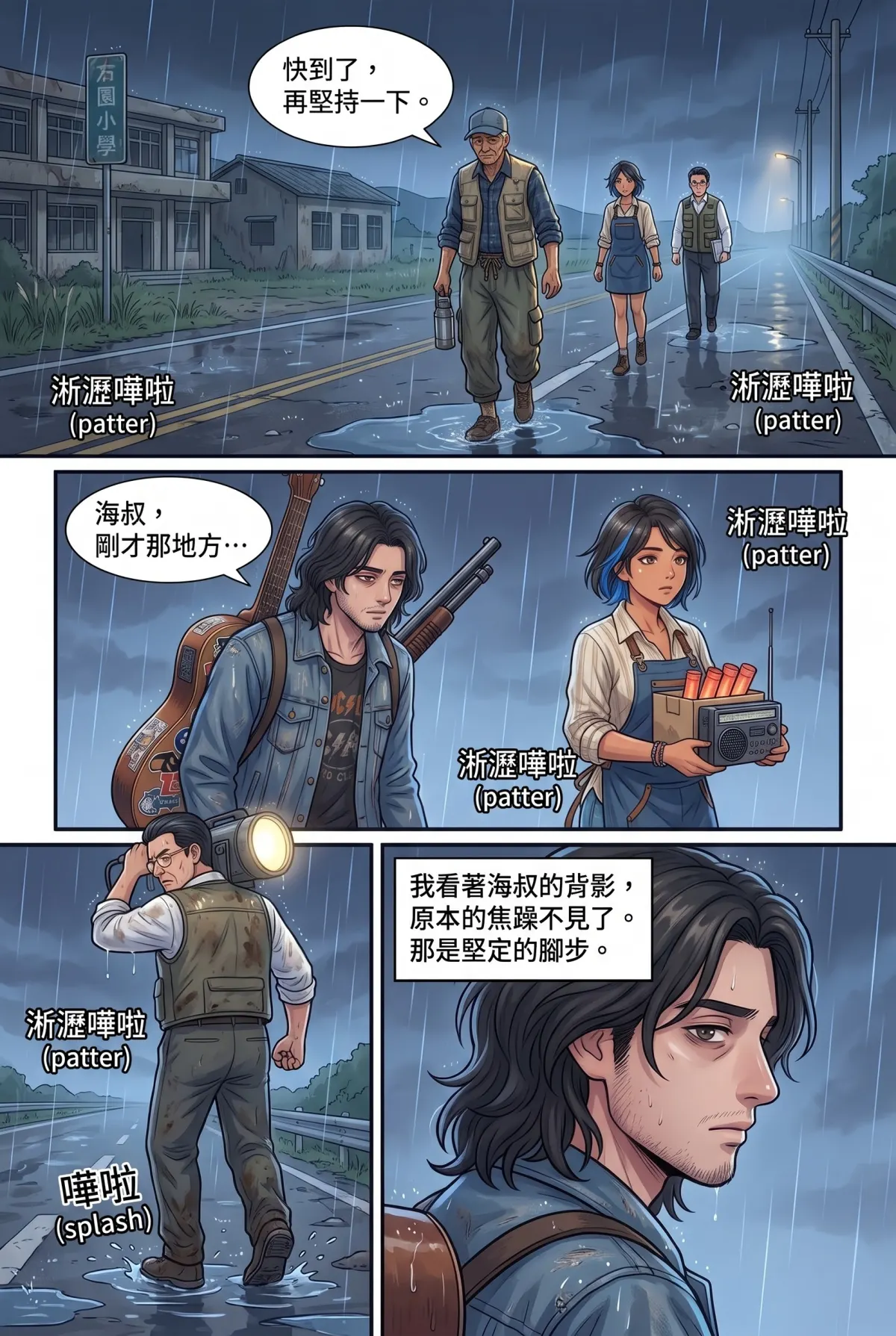 《太平洋公路：破吉他與信號槍的午後》 第 13 集　《太平洋公路：破吉他與信號槍的午後》 - 第十三章：整片星空的信號彈 第 9 頁