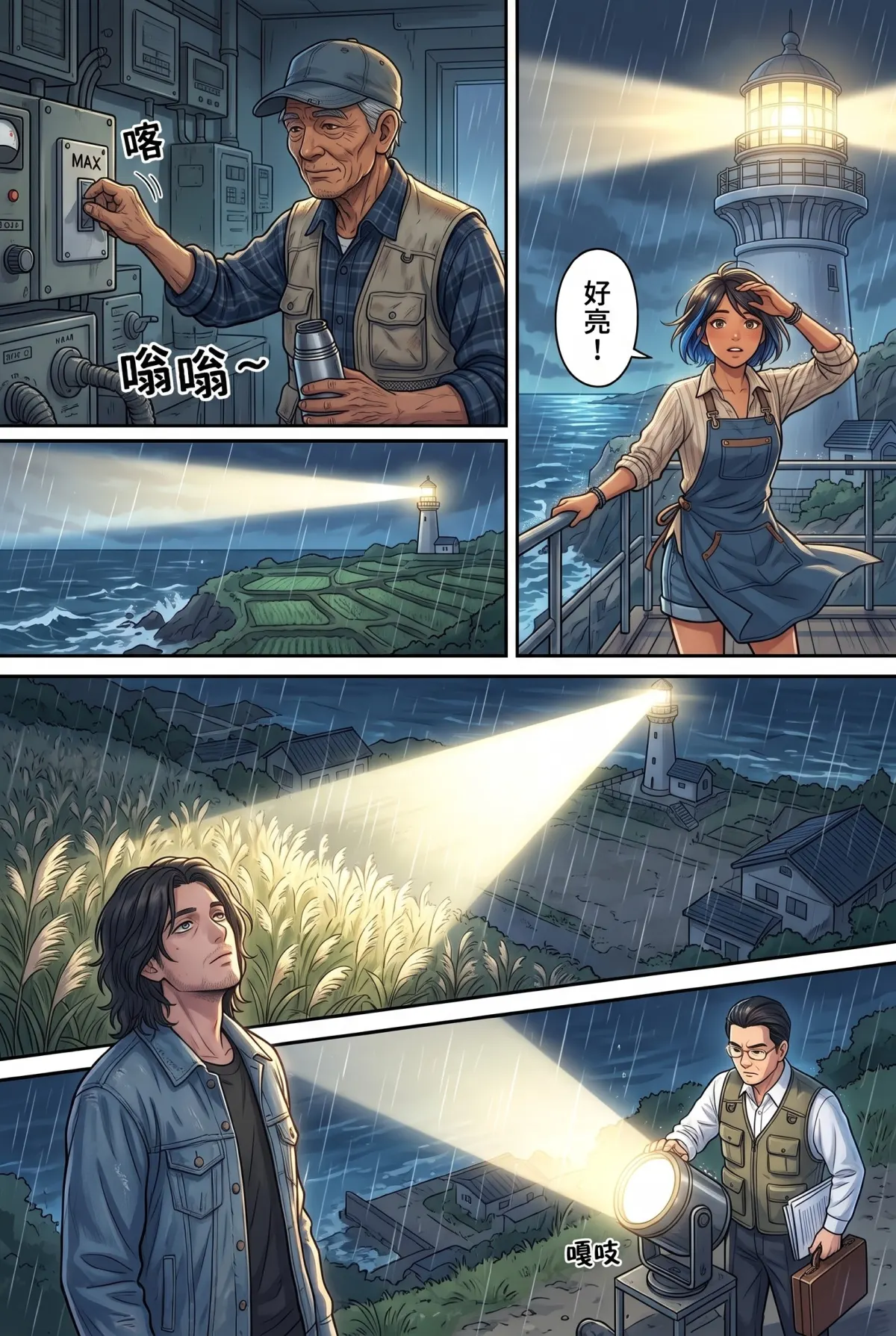 《太平洋公路：破吉他與信號槍的午後》 第 13 集　《太平洋公路：破吉他與信號槍的午後》 - 第十三章：整片星空的信號彈 第 11 頁