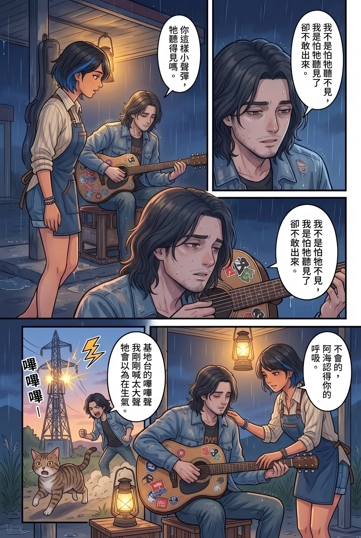 《太平洋公路：破吉他與信號槍的午後》 第 13 集　《太平洋公路：破吉他與信號槍的午後》 - 第十三章：整片星空的信號彈 第 3 頁