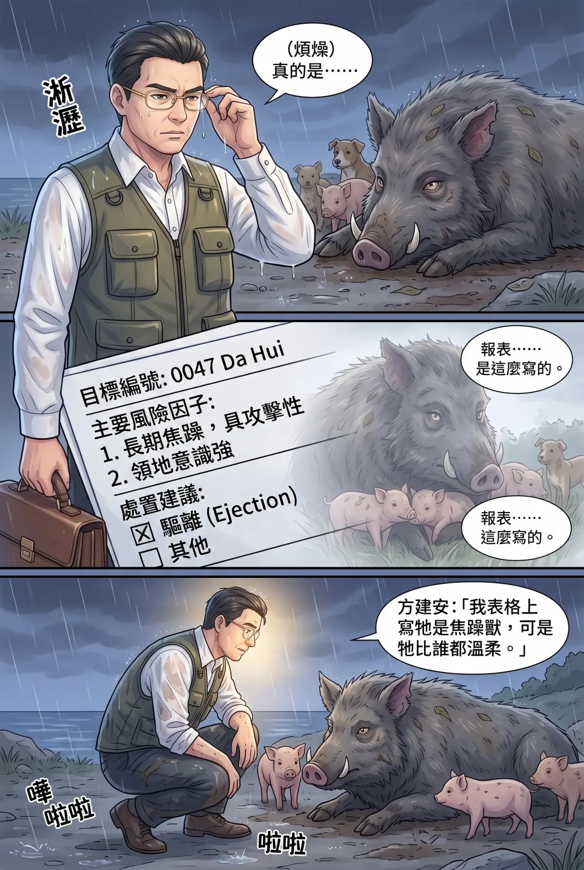 《太平洋公路：破吉他與信號槍的午後》 第 14 集　《太平洋公路：破吉他與信號槍的午後》 - 第十四章：熱湯與和解 第 9 頁