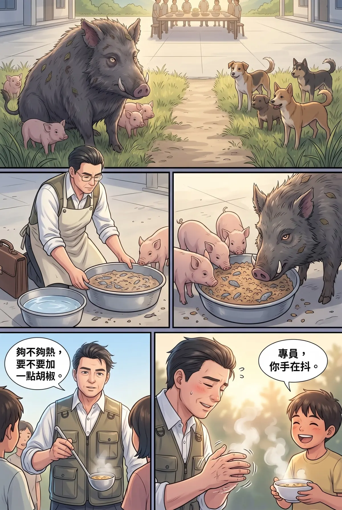 《太平洋公路：破吉他與信號槍的午後》 第 14 集　《太平洋公路：破吉他與信號槍的午後》 - 第十四章：熱湯與和解 第 16 頁