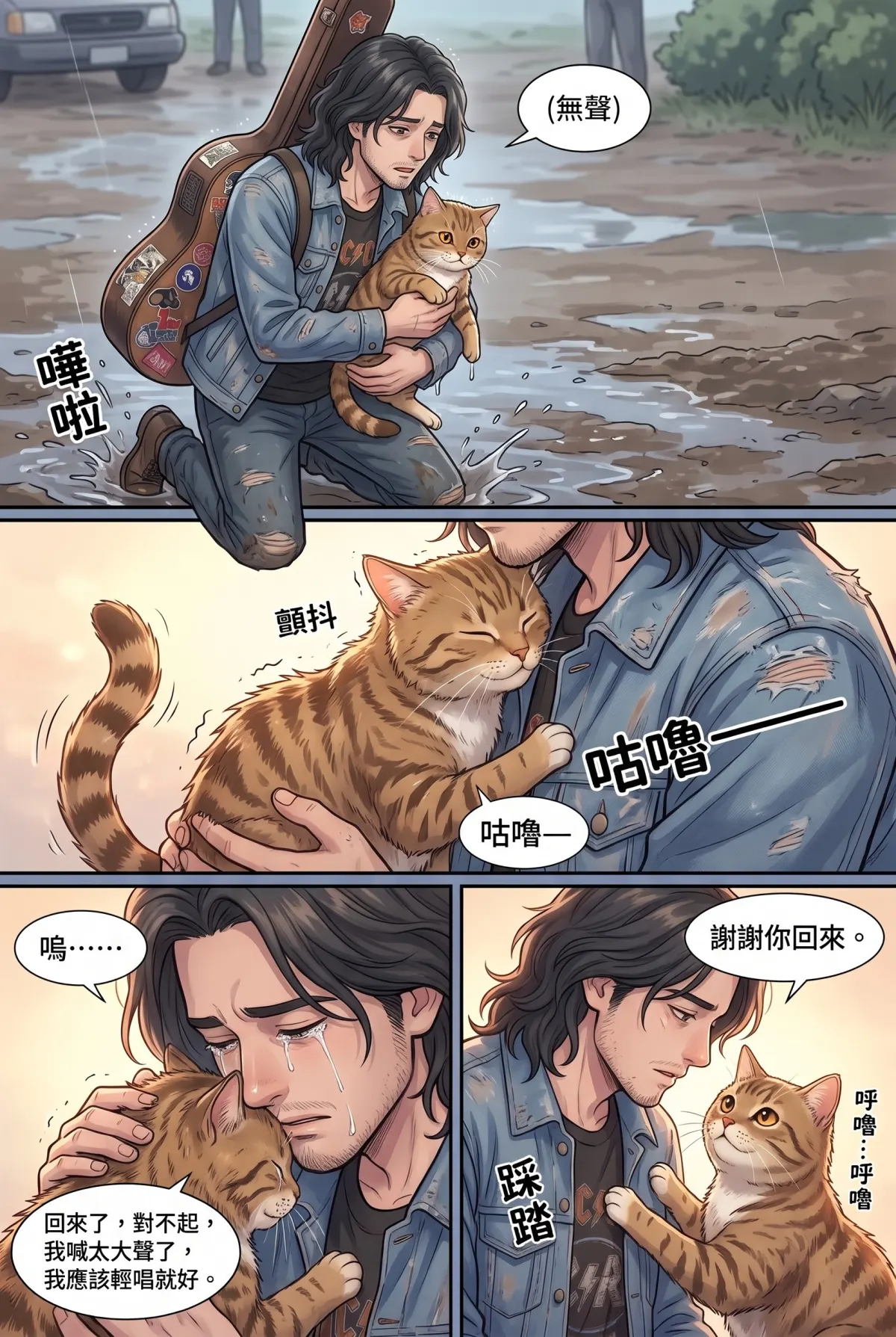 《太平洋公路：破吉他與信號槍的午後》 第 14 集　《太平洋公路：破吉他與信號槍的午後》 - 第十四章：熱湯與和解 第 10 頁