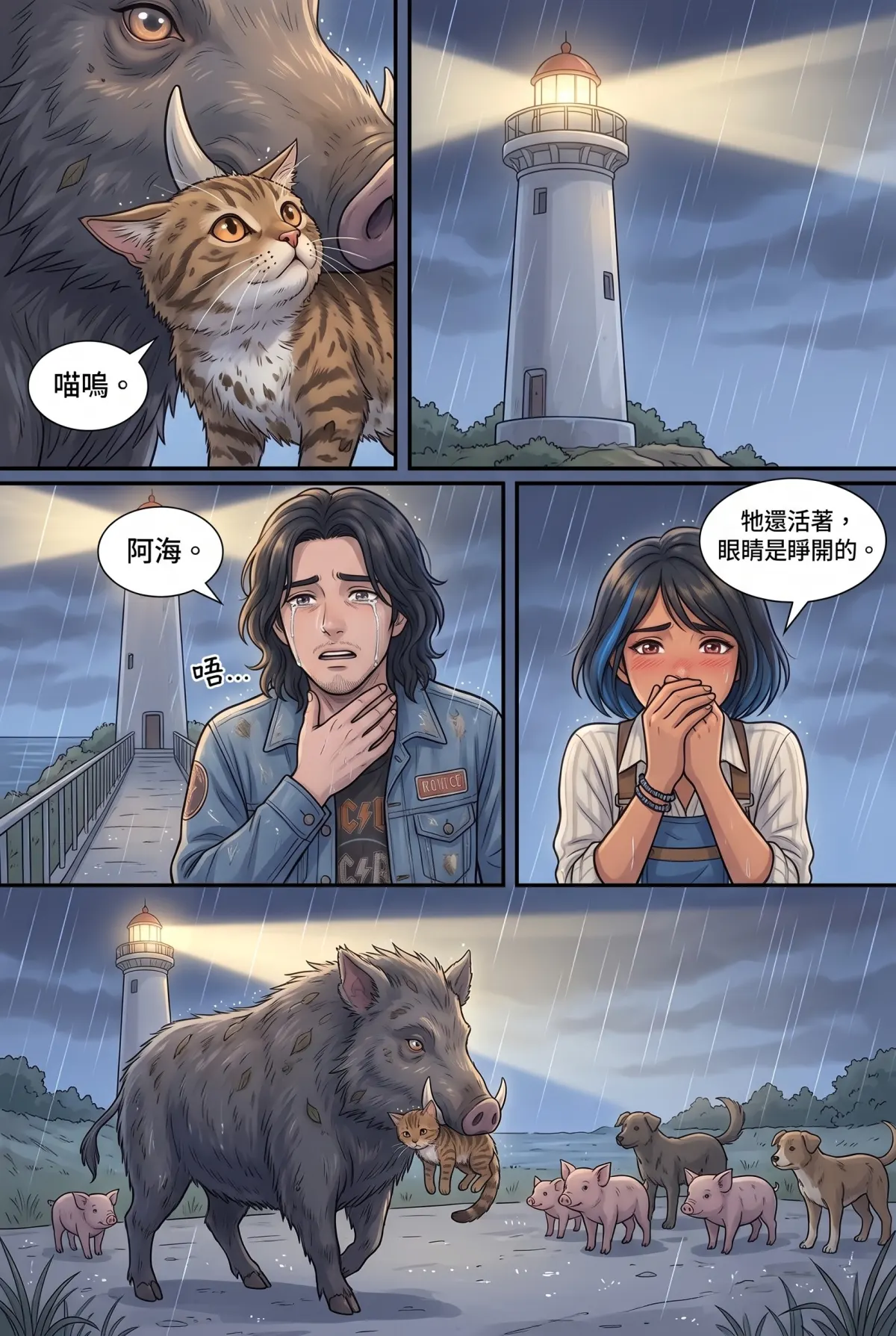 《太平洋公路：破吉他與信號槍的午後》 第 14 集　《太平洋公路：破吉他與信號槍的午後》 - 第十四章：熱湯與和解 第 6 頁