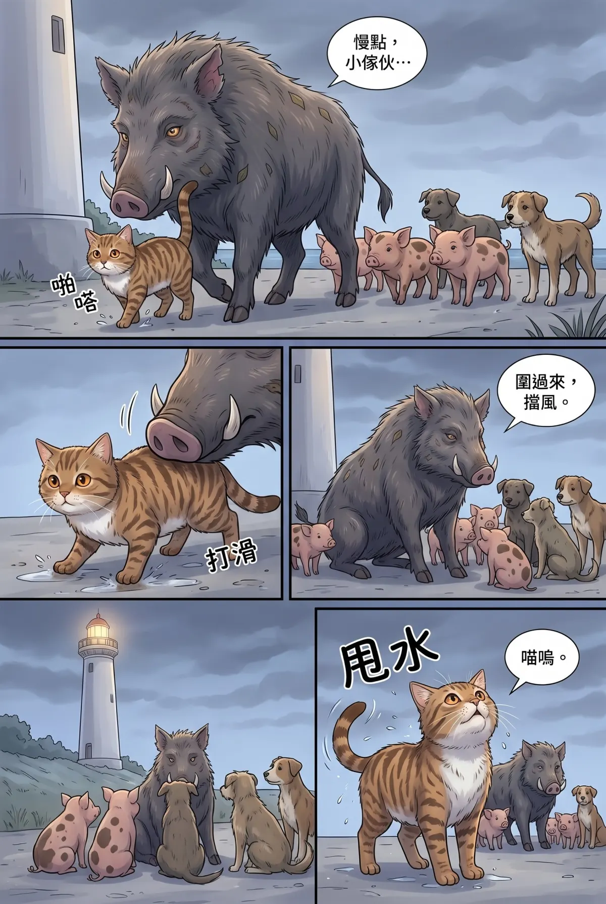 《太平洋公路：破吉他與信號槍的午後》 第 14 集　《太平洋公路：破吉他與信號槍的午後》 - 第十四章：熱湯與和解 第 7 頁
