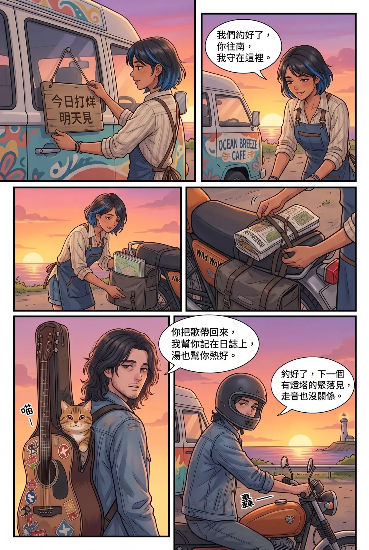 《太平洋公路：破吉他與信號槍的午後》 第 15 集　《太平洋公路：破吉他與信號槍的午後》 - 第十五章：沒有終點的公路 第 16 頁