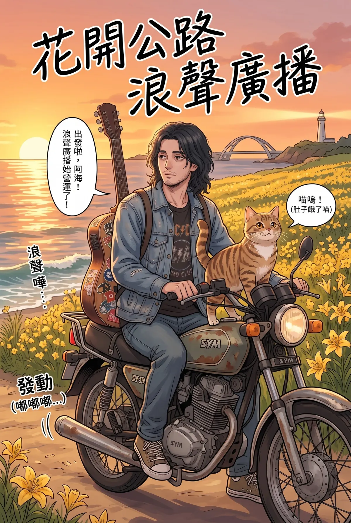 《太平洋公路：破吉他與信號槍的午後》 第 15 集　《太平洋公路：破吉他與信號槍的午後》 - 第十五章：沒有終點的公路 第 1 頁