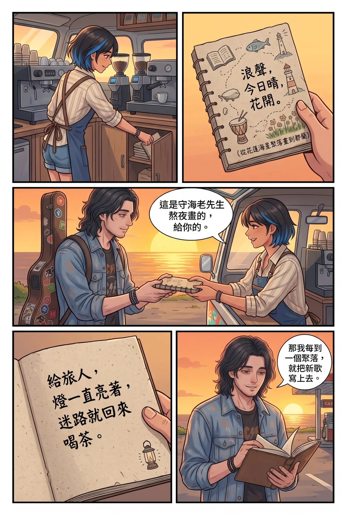 《太平洋公路：破吉他與信號槍的午後》 第 15 集　《太平洋公路：破吉他與信號槍的午後》 - 第十五章：沒有終點的公路 第 14 頁
