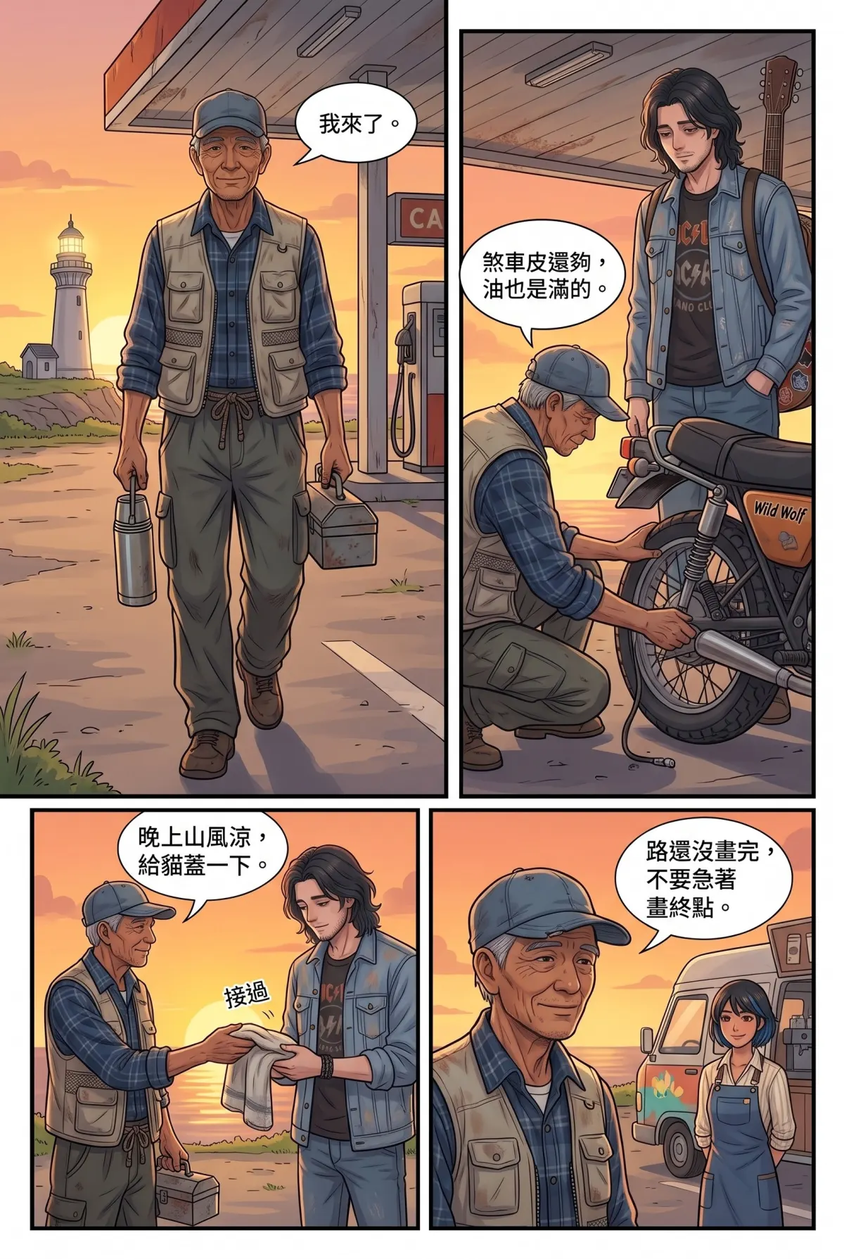 《太平洋公路：破吉他與信號槍的午後》 第 15 集　《太平洋公路：破吉他與信號槍的午後》 - 第十五章：沒有終點的公路 第 15 頁