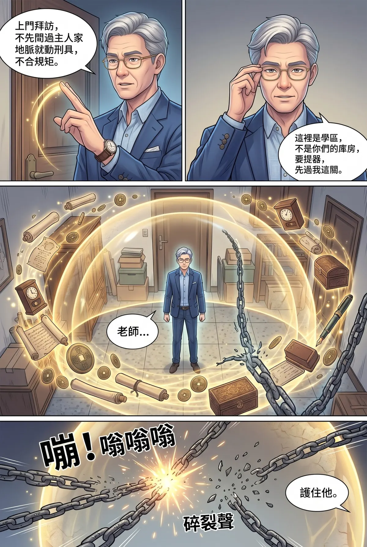 《萬古鑑天錄》 第 3 集　《萬古鑑天錄》 - 第三章 故宮守靈人 第 15 頁