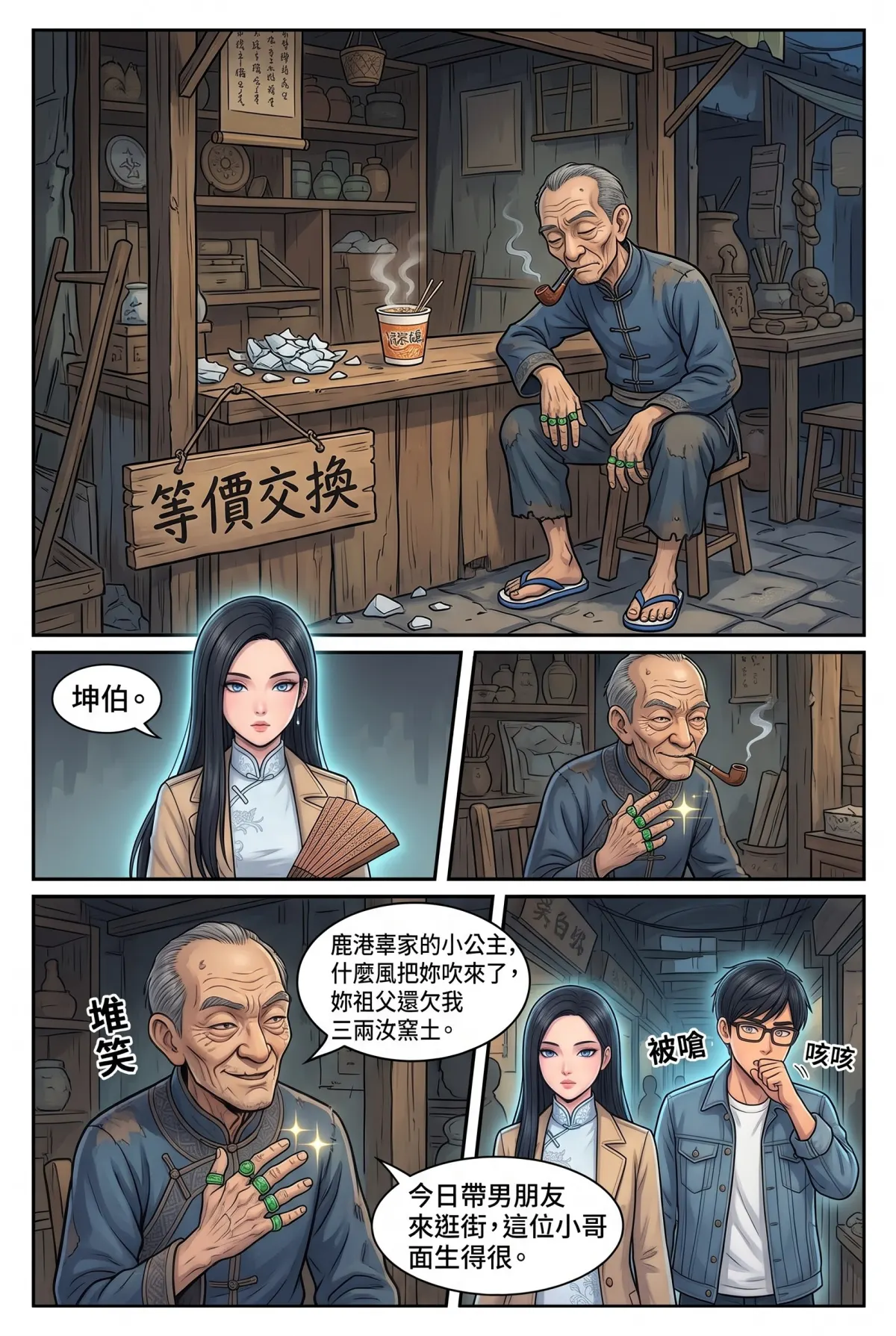 《萬古鑑天錄》 第 5 集　《萬古鑑天錄》 - 第五章 九指坤伯的黑市 第 10 頁