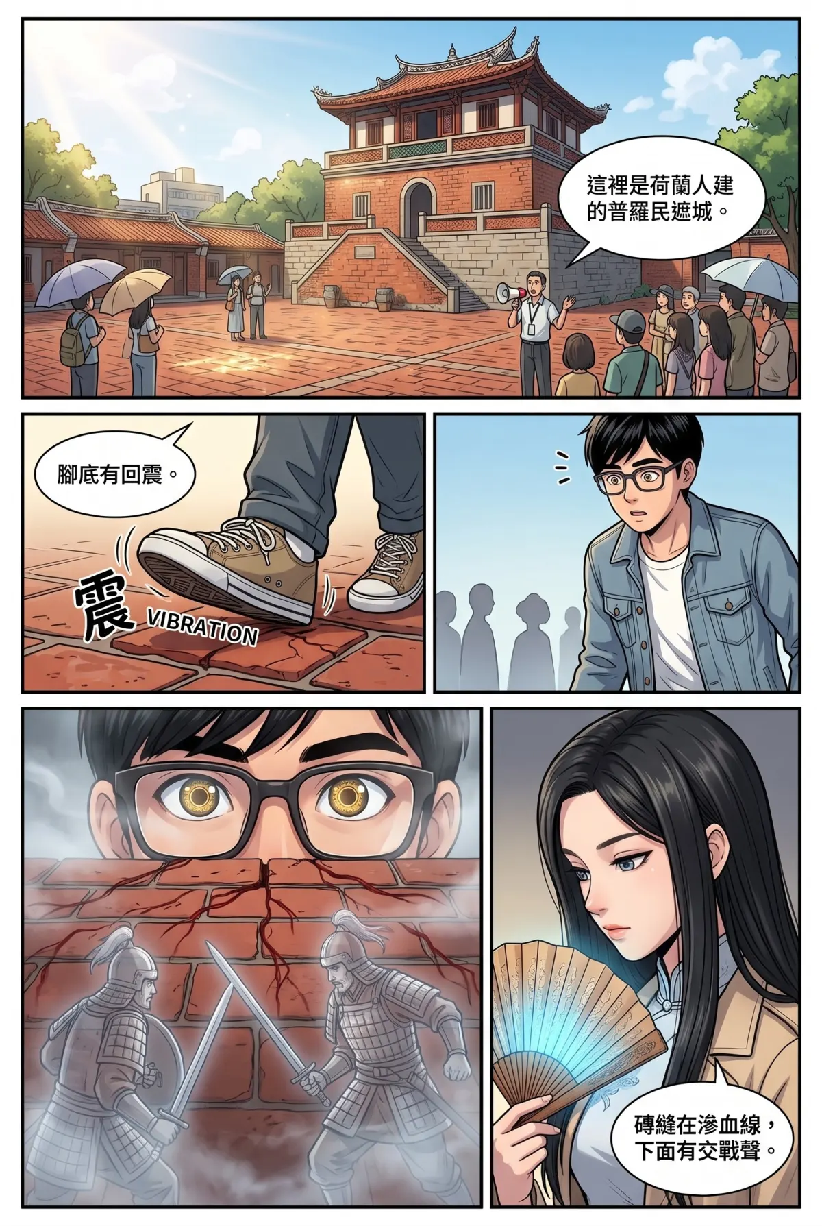 《萬古鑑天錄》 第 11 集　《萬古鑑天錄》 - 第十一章 赤崁樓下的古戰場 第 6 頁
