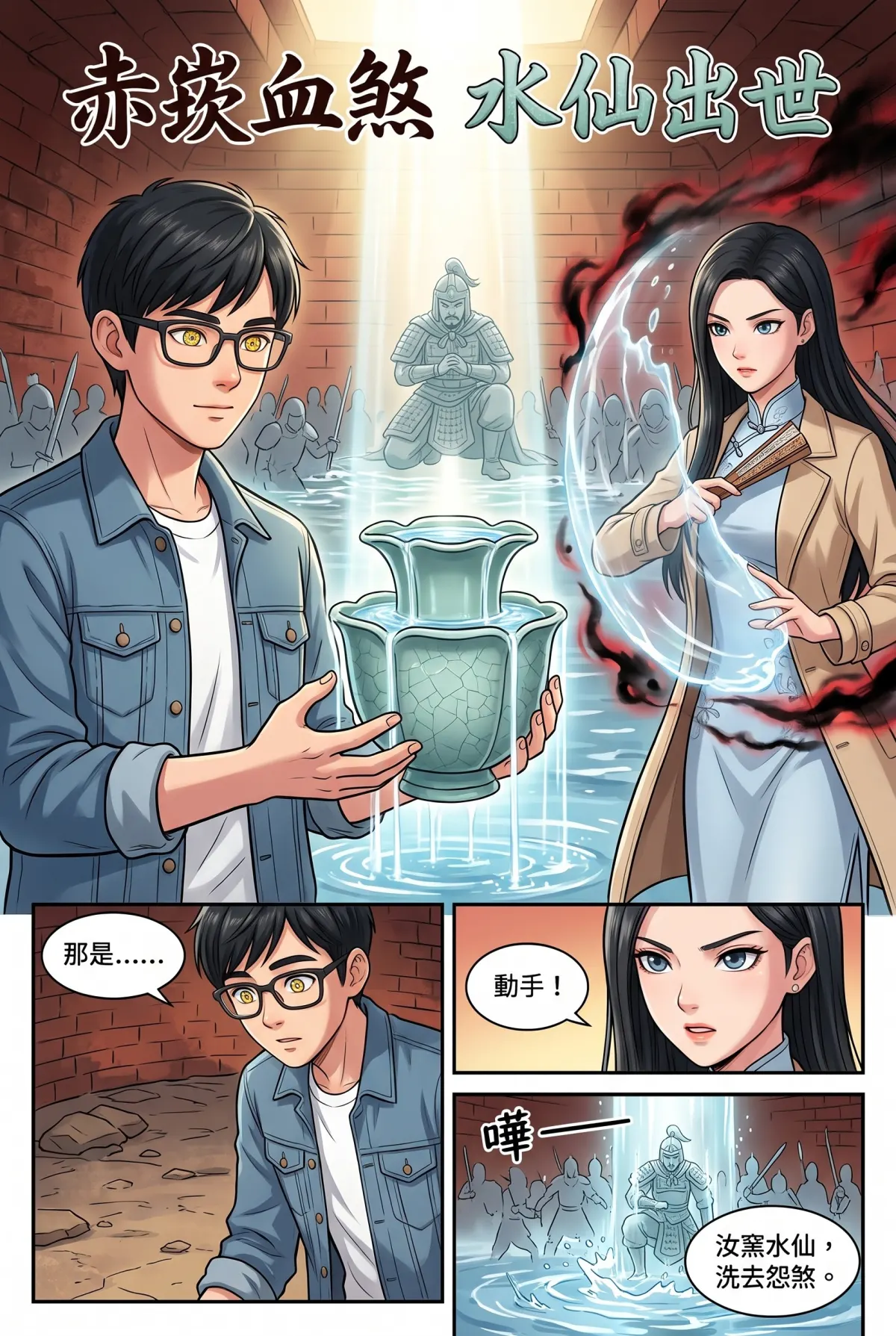 《萬古鑑天錄》 第 11 集　《萬古鑑天錄》 - 第十一章 赤崁樓下的古戰場 第 1 頁
