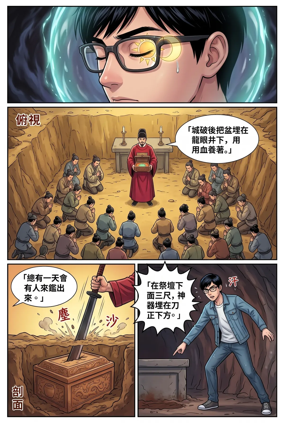 《萬古鑑天錄》 第 11 集　《萬古鑑天錄》 - 第十一章 赤崁樓下的古戰場 第 12 頁