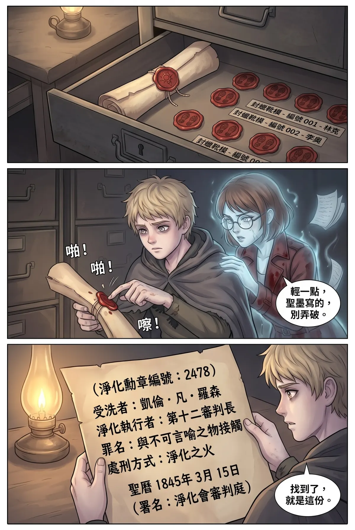 安息召喚 第 8 集　安息召喚 - 靴紋對證 第 12 頁