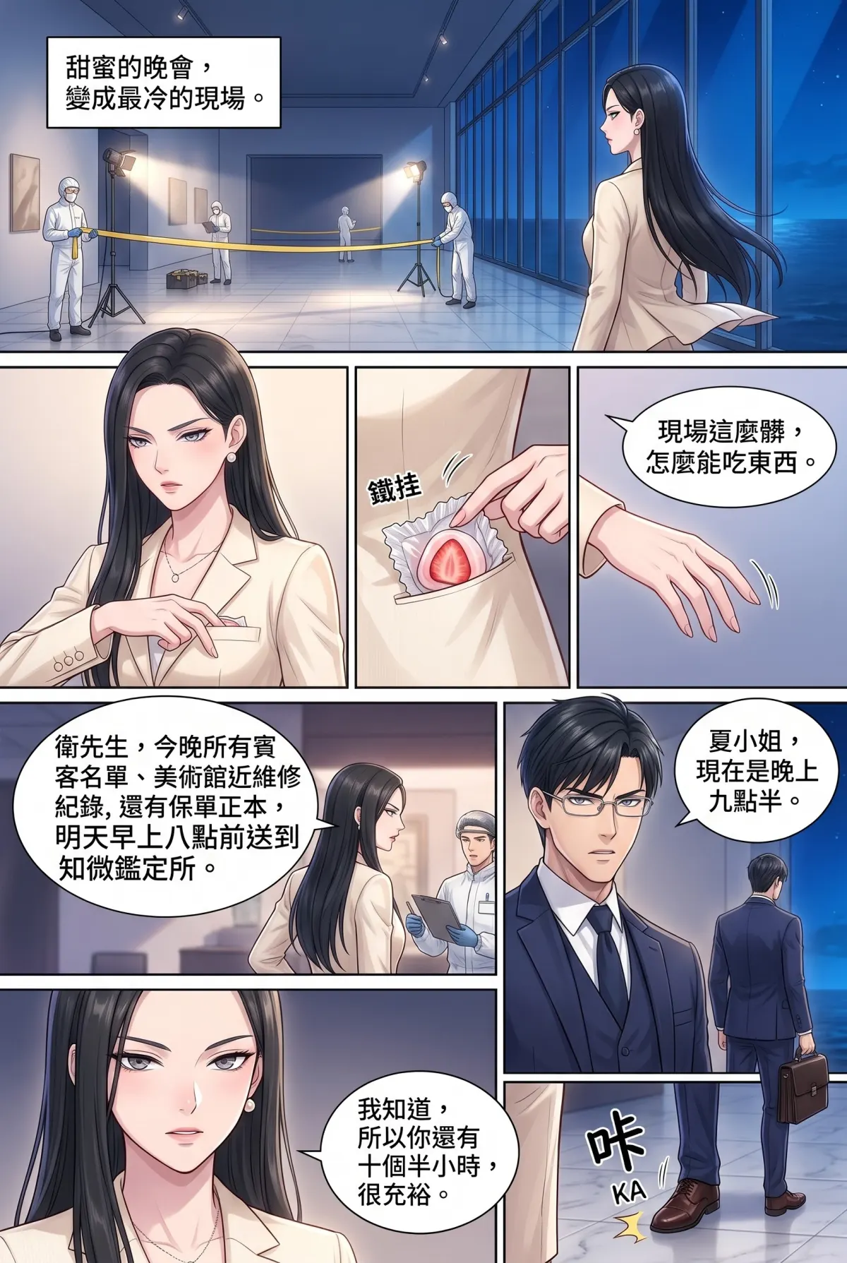 糟了！跟死對頭神偷小姐銬在一起了 第 1 集　糟了！跟死對頭神偷小姐銬在一起了 - 玻璃美術館的失竊之夜 第 15 頁