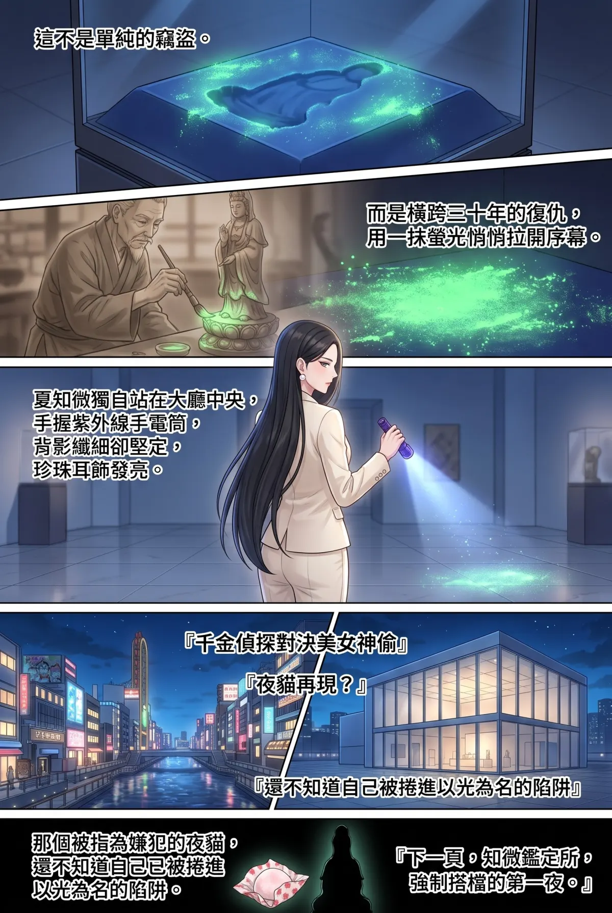 糟了！跟死對頭神偷小姐銬在一起了 第 1 集　糟了！跟死對頭神偷小姐銬在一起了 - 玻璃美術館的失竊之夜 第 17 頁