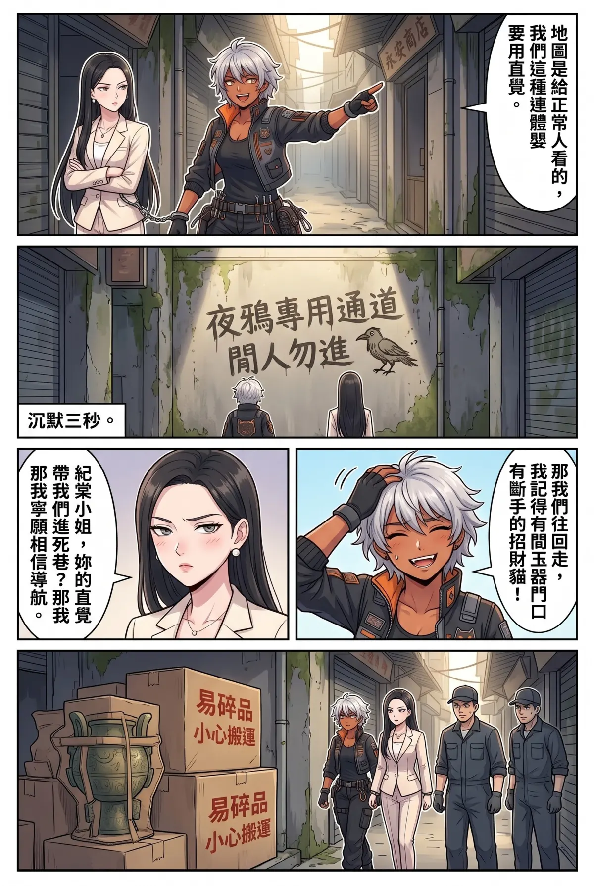 糟了！跟死對頭神偷小姐銬在一起了 第 3 集　糟了！跟死對頭神偷小姐銬在一起了 - 黎明古董街大逃亡 第 9 頁