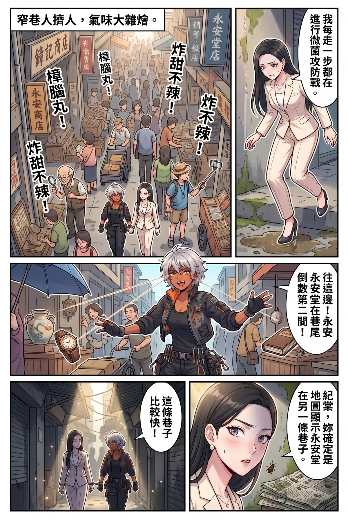 糟了！跟死對頭神偷小姐銬在一起了 第 3 集　糟了！跟死對頭神偷小姐銬在一起了 - 黎明古董街大逃亡 第 8 頁