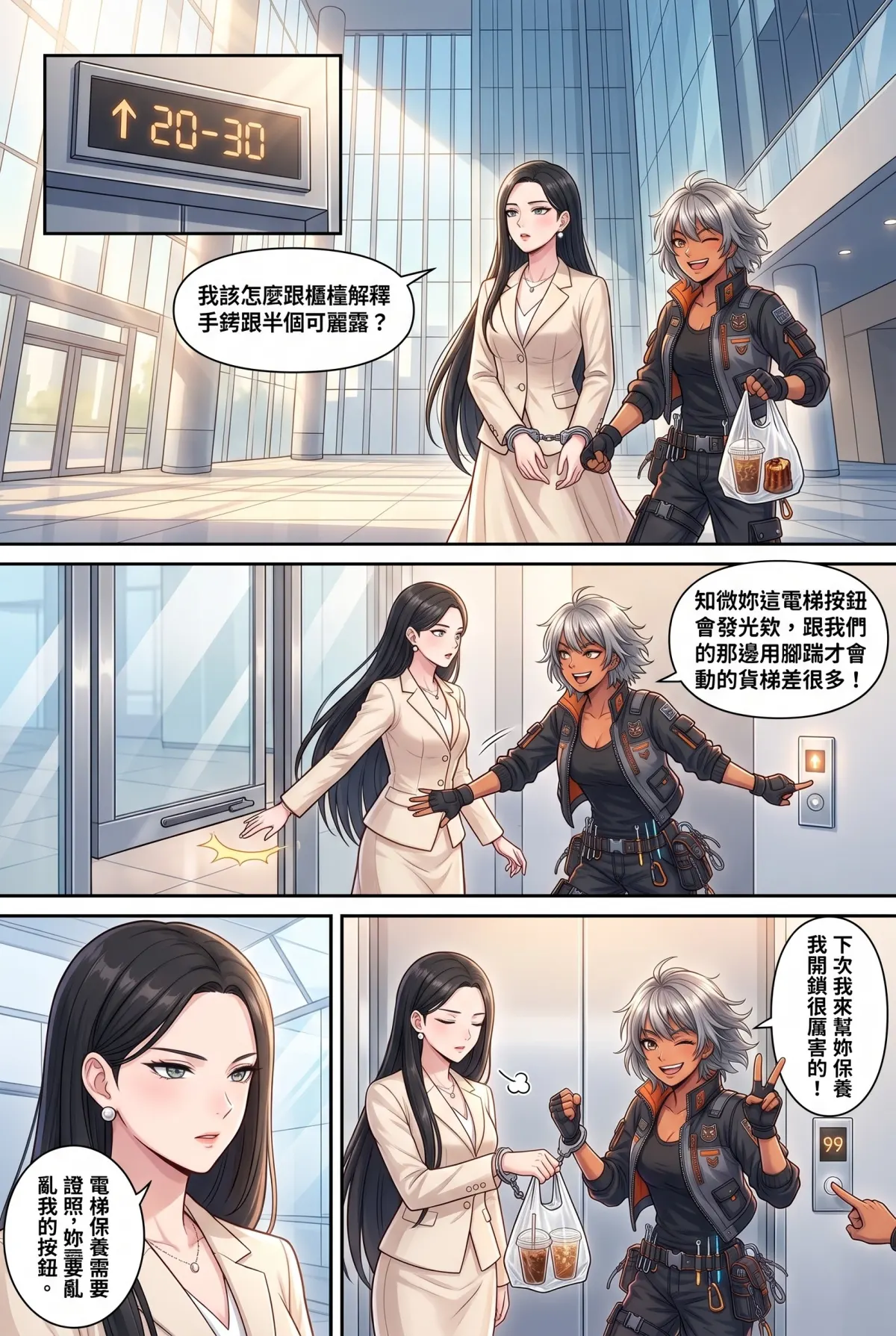 糟了！跟死對頭神偷小姐銬在一起了 第 4 集　糟了！跟死對頭神偷小姐銬在一起了 - 手銬同居的災難日常 第 2 頁