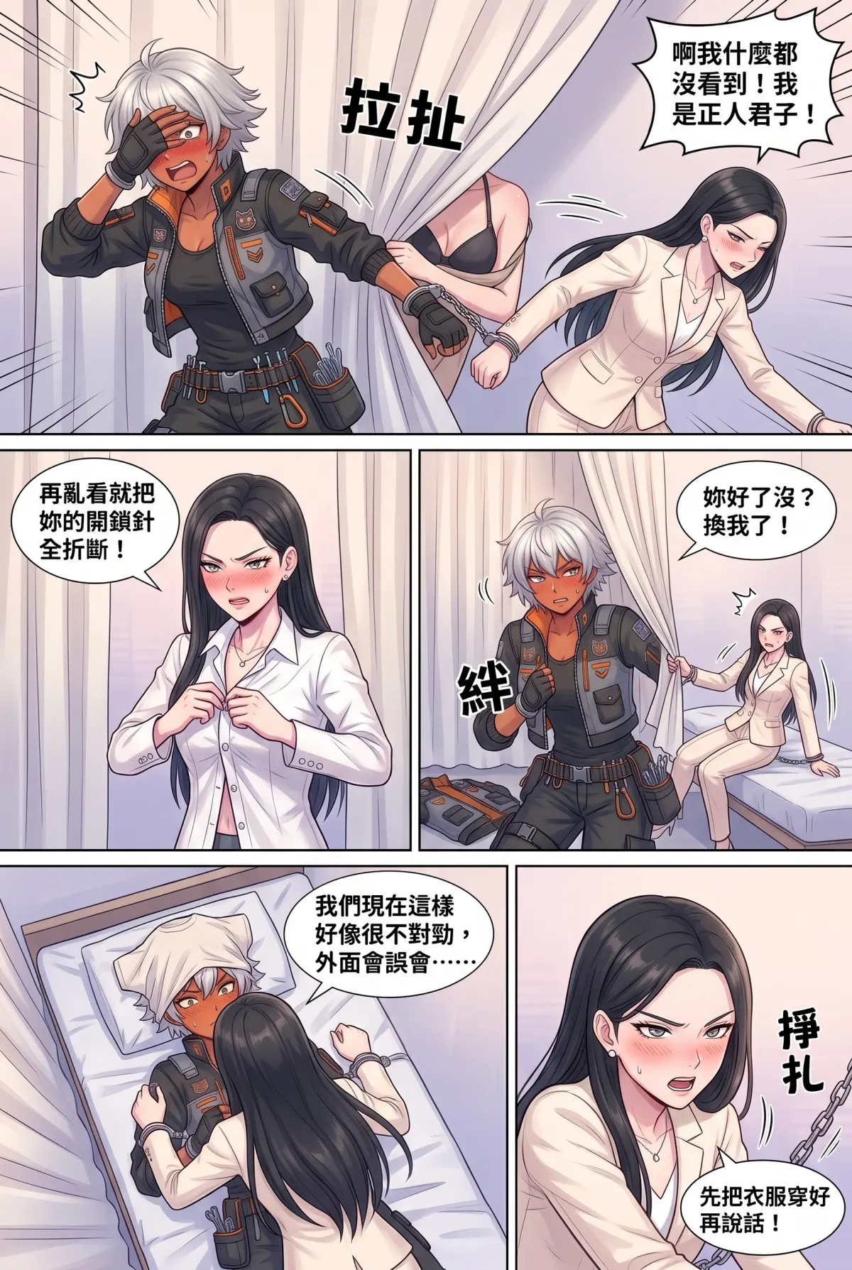 糟了！跟死對頭神偷小姐銬在一起了 第 4 集　糟了！跟死對頭神偷小姐銬在一起了 - 手銬同居的災難日常 第 10 頁