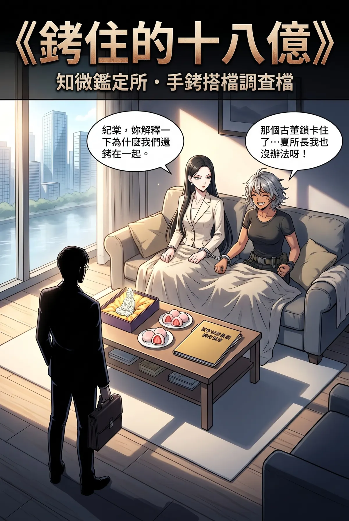 糟了！跟死對頭神偷小姐銬在一起了 第 7 集　糟了！跟死對頭神偷小姐銬在一起了 - 保單陷阱：衛凜的審判 第 1 頁