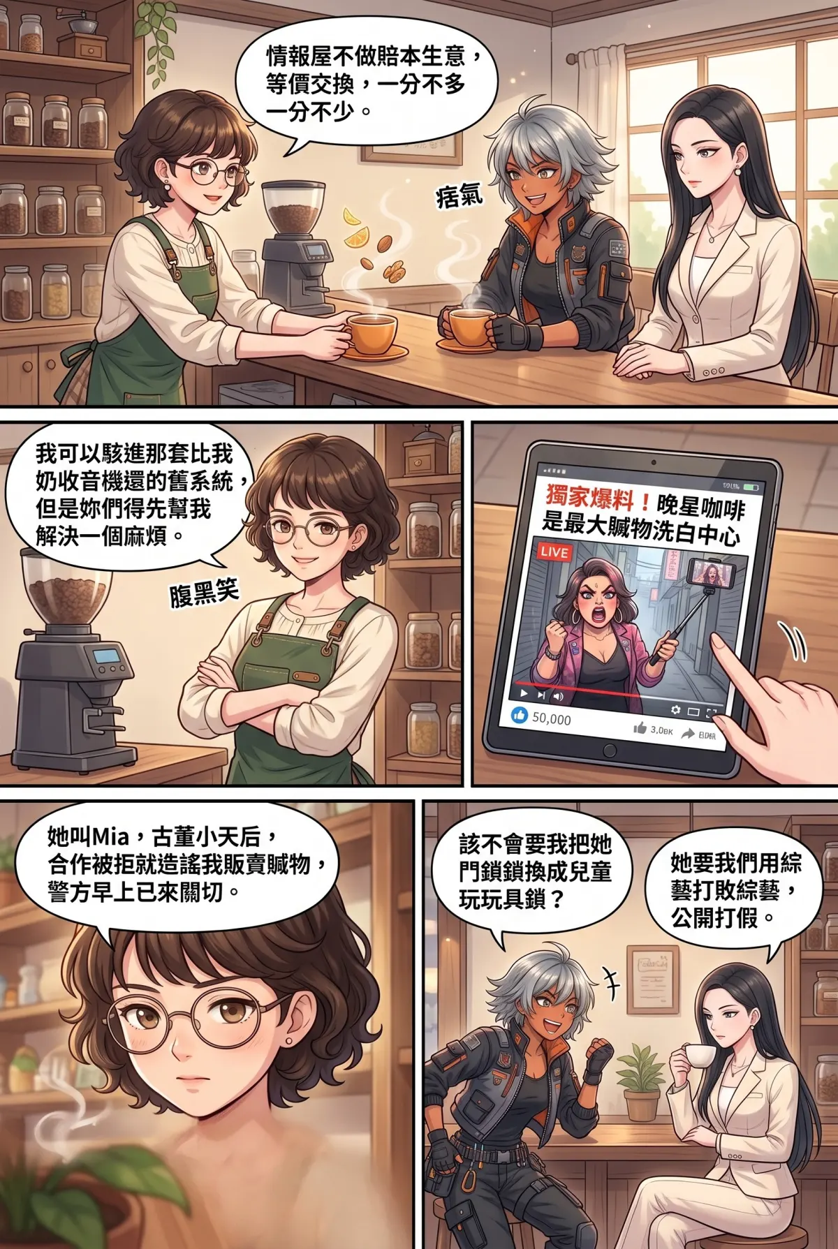 糟了！跟死對頭神偷小姐銬在一起了 第 8 集　糟了！跟死對頭神偷小姐銬在一起了 - 晚星咖啡的等價交換 第 6 頁