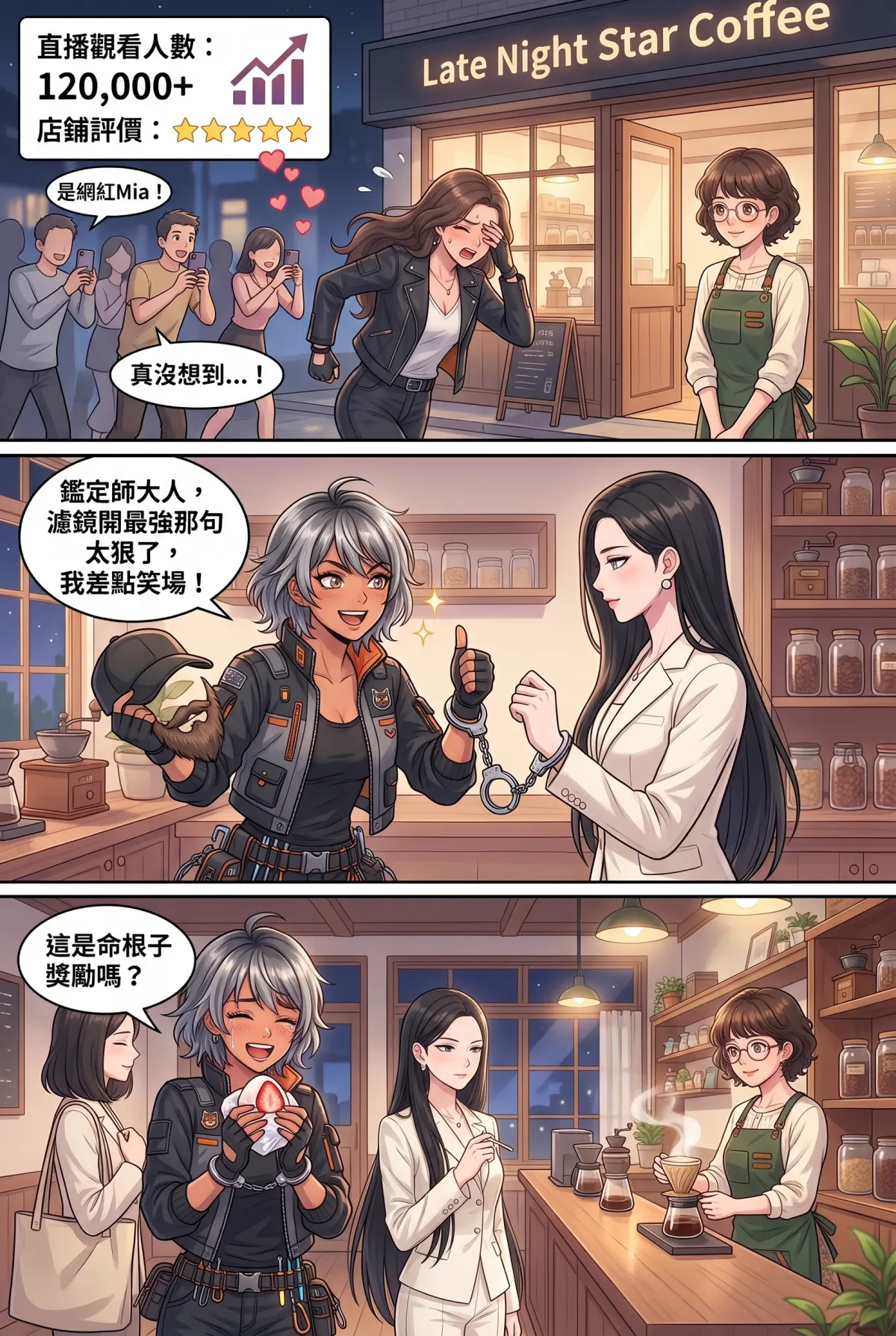 糟了！跟死對頭神偷小姐銬在一起了 第 8 集　糟了！跟死對頭神偷小姐銬在一起了 - 晚星咖啡的等價交換 第 15 頁