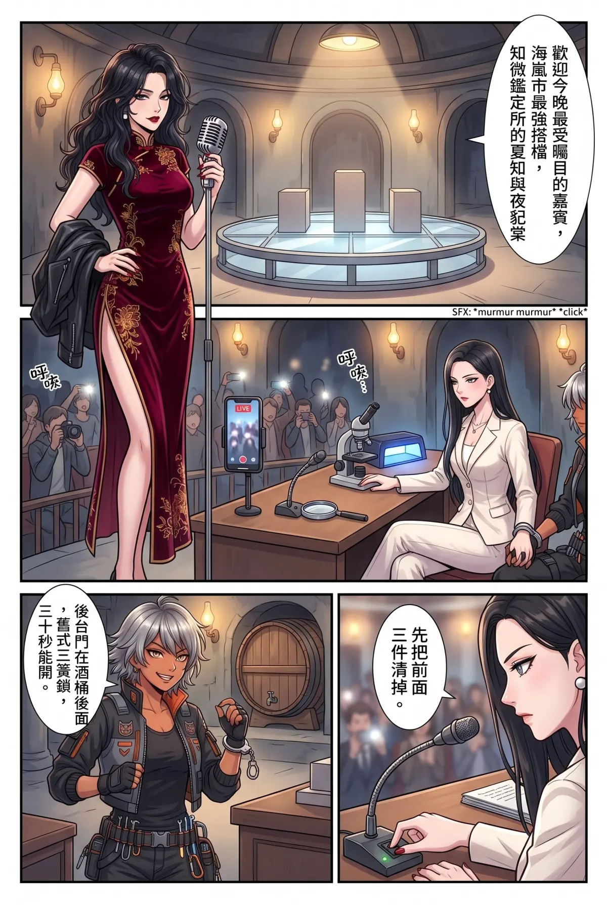 糟了！跟死對頭神偷小姐銬在一起了 第 9 集　糟了！跟死對頭神偷小姐銬在一起了 - 地下拍賣會的華麗潛入 第 8 頁