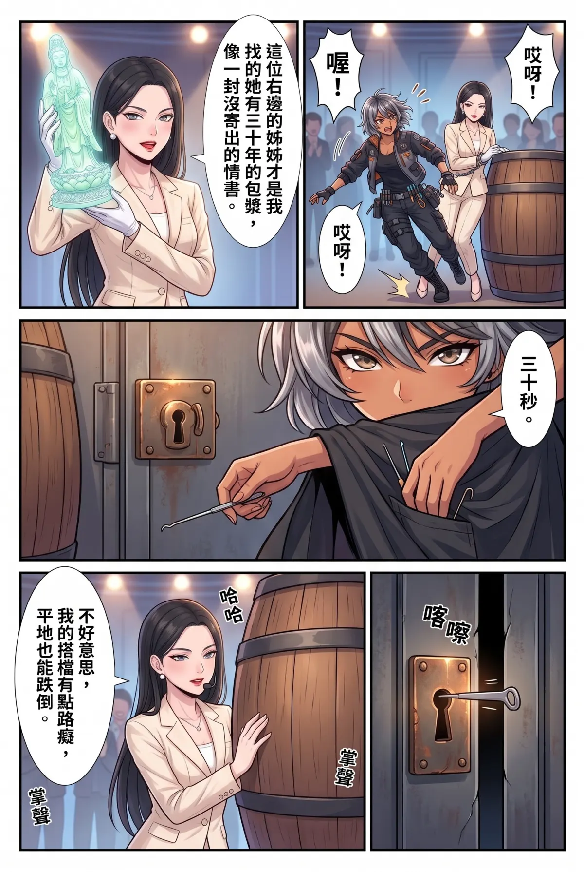 糟了！跟死對頭神偷小姐銬在一起了 第 9 集　糟了！跟死對頭神偷小姐銬在一起了 - 地下拍賣會的華麗潛入 第 13 頁