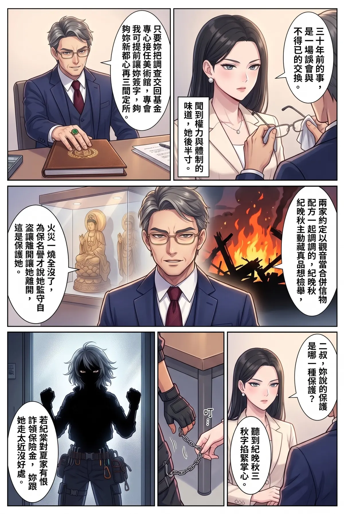 糟了！跟死對頭神偷小姐銬在一起了 第 11 集　糟了！跟死對頭神偷小姐銬在一起了 - 老狐狸的溫柔警告 第 11 頁