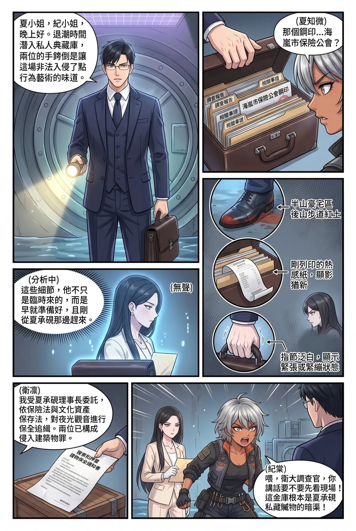 糟了！跟死對頭神偷小姐銬在一起了 第 13 集　糟了！跟死對頭神偷小姐銬在一起了 - 保險女王對決俠盜貓咪 第 4 頁