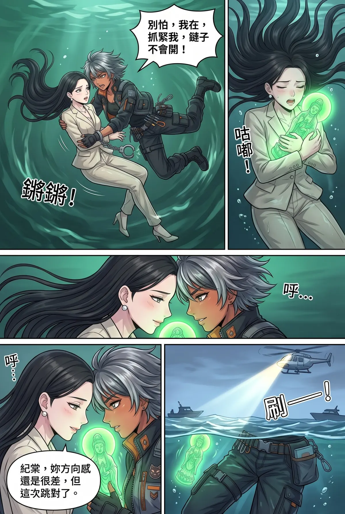 糟了！跟死對頭神偷小姐銬在一起了 第 17 集　糟了！跟死對頭神偷小姐銬在一起了 - 運河之巔的追逐 第 16 頁