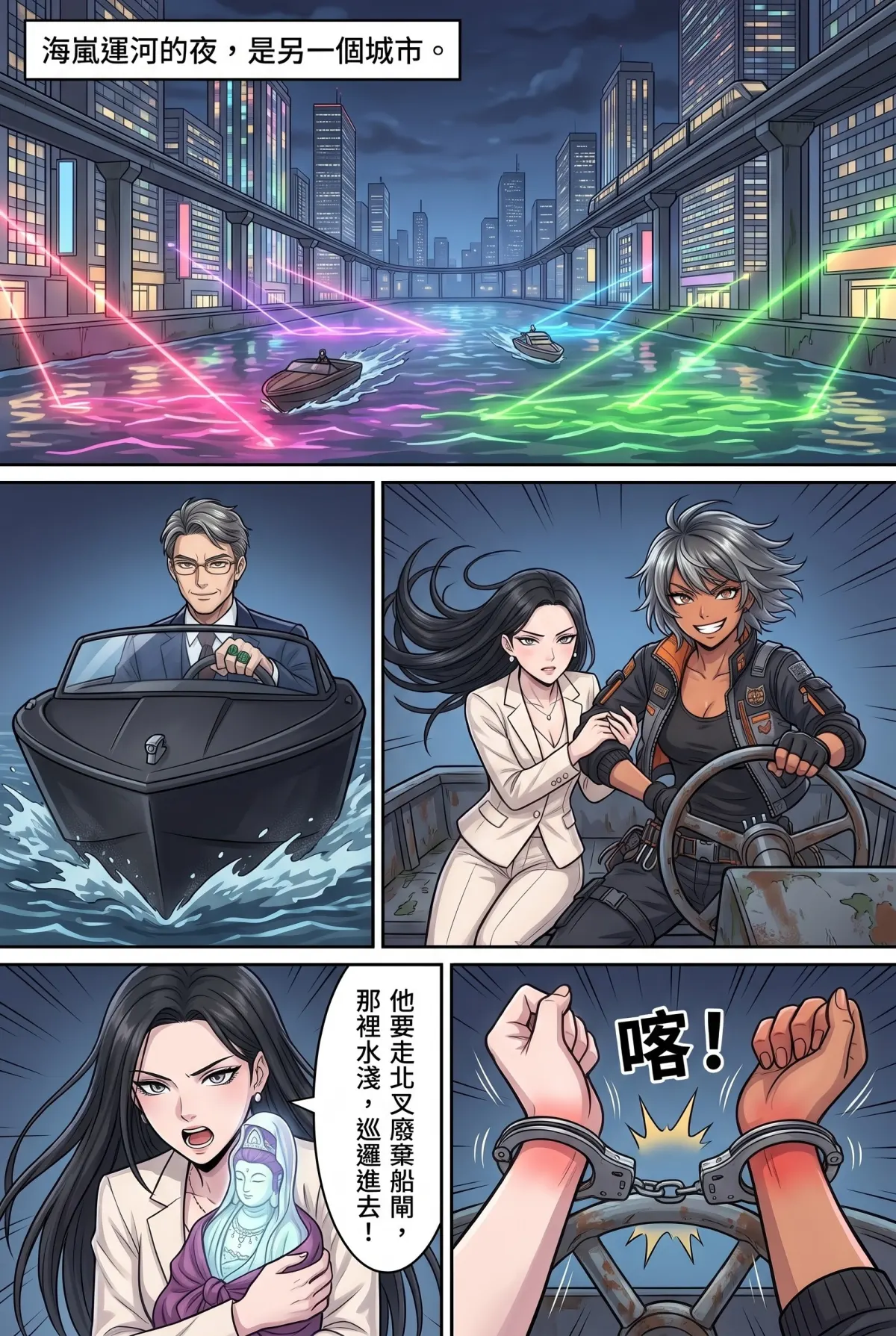 糟了！跟死對頭神偷小姐銬在一起了 第 17 集　糟了！跟死對頭神偷小姐銬在一起了 - 運河之巔的追逐 第 6 頁