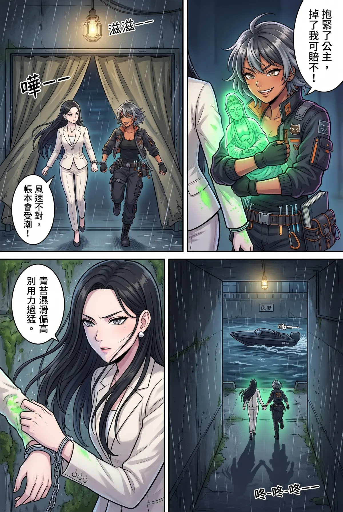 糟了！跟死對頭神偷小姐銬在一起了 第 17 集　糟了！跟死對頭神偷小姐銬在一起了 - 運河之巔的追逐 第 2 頁