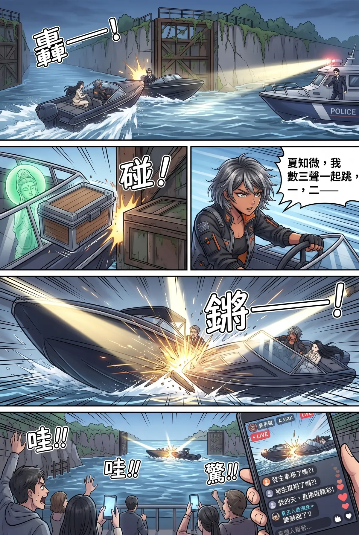 糟了！跟死對頭神偷小姐銬在一起了 第 17 集　糟了！跟死對頭神偷小姐銬在一起了 - 運河之巔的追逐 第 14 頁