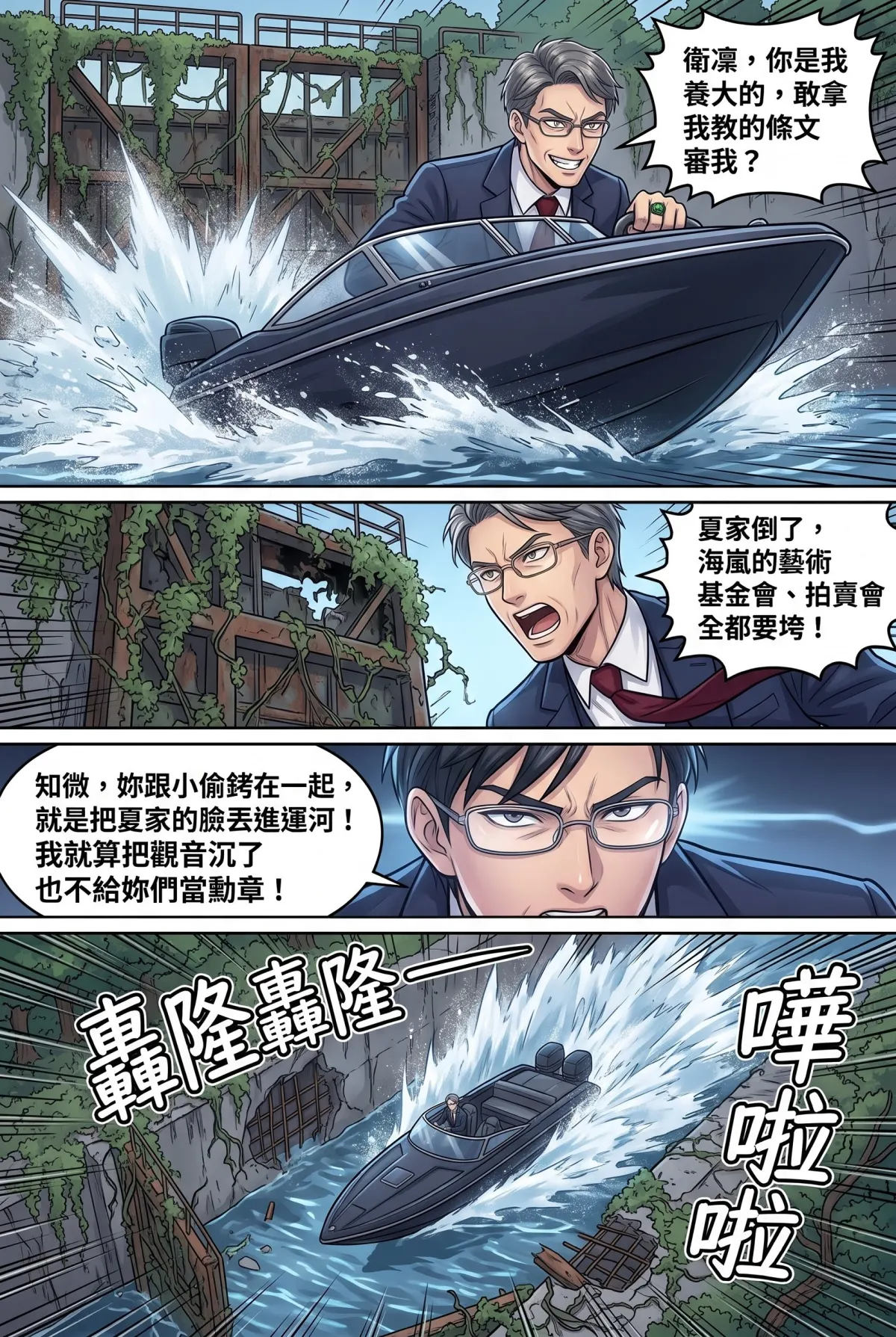 糟了！跟死對頭神偷小姐銬在一起了 第 17 集　糟了！跟死對頭神偷小姐銬在一起了 - 運河之巔的追逐 第 12 頁