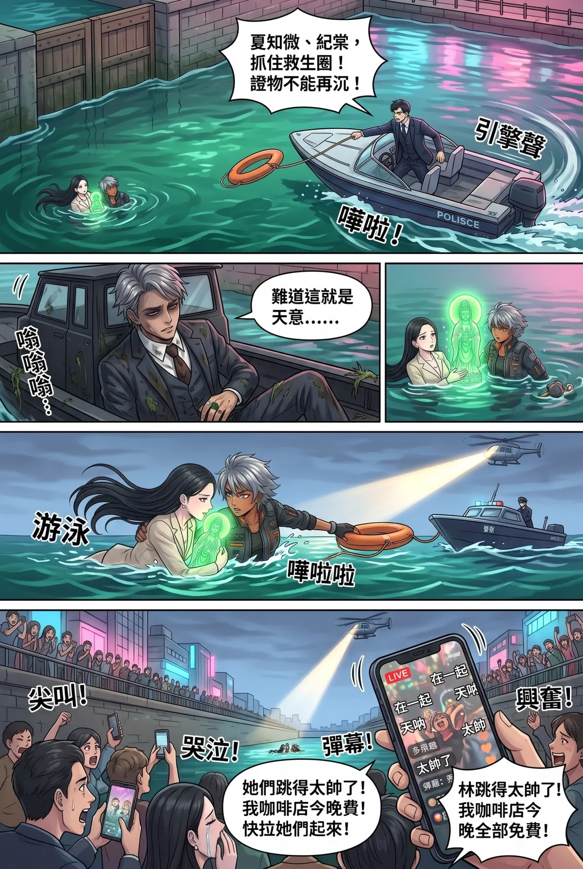 糟了！跟死對頭神偷小姐銬在一起了 第 17 集　糟了！跟死對頭神偷小姐銬在一起了 - 運河之巔的追逐 第 17 頁