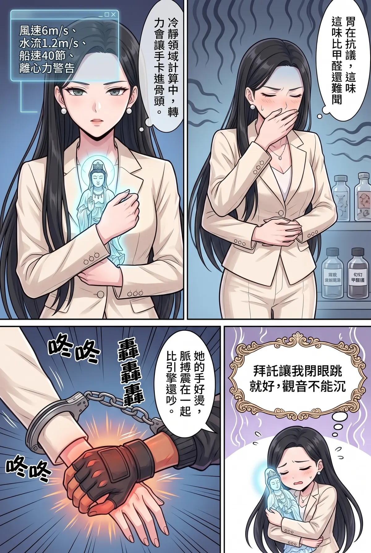 糟了！跟死對頭神偷小姐銬在一起了 第 17 集　糟了！跟死對頭神偷小姐銬在一起了 - 運河之巔的追逐 第 8 頁